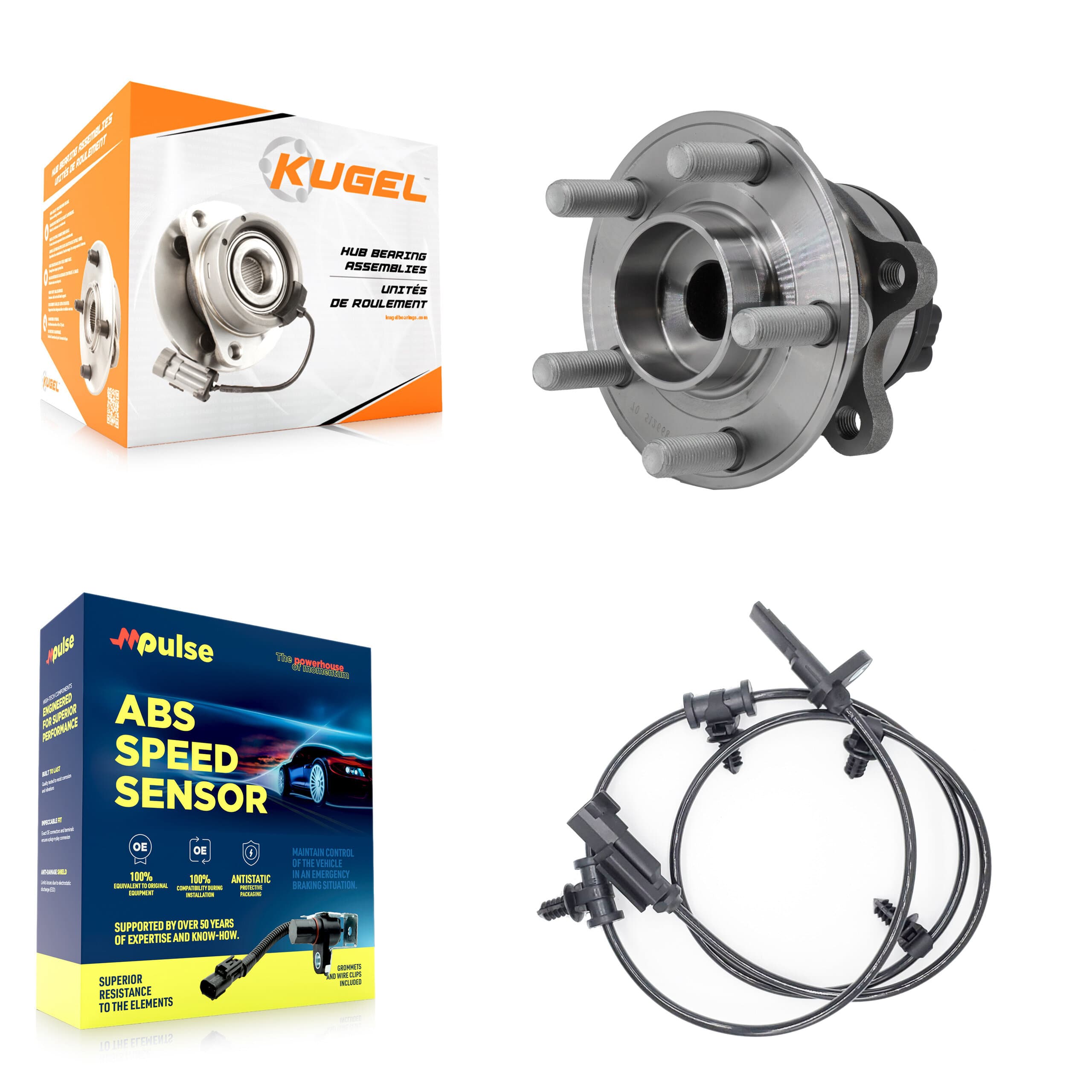 Kugel - K7S-100358 - Rear Wheel Bearing and Hub Assembly Kits image 1