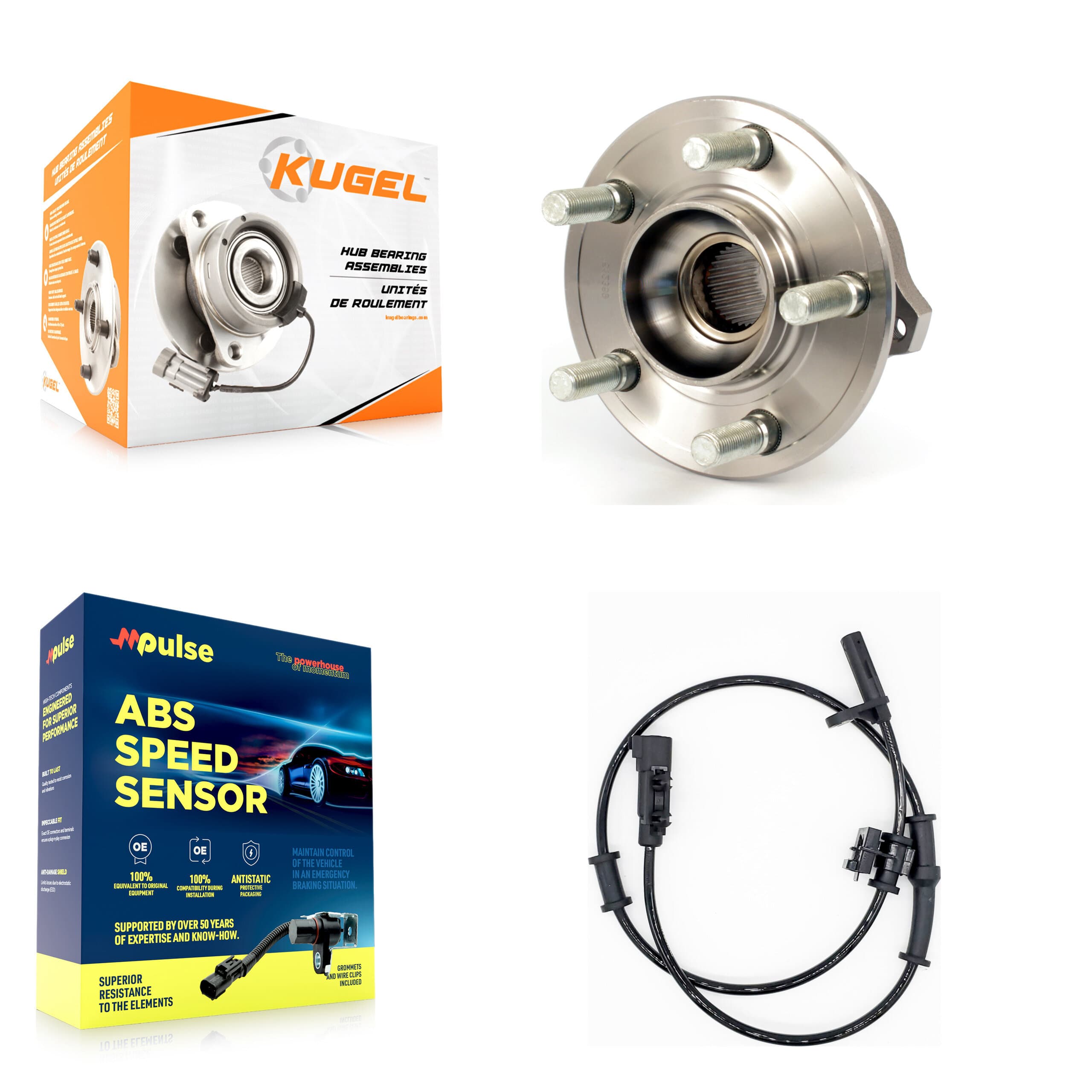 Kugel - K7S-100439 - Rear Wheel Bearing and Hub Assembly Kits image 1