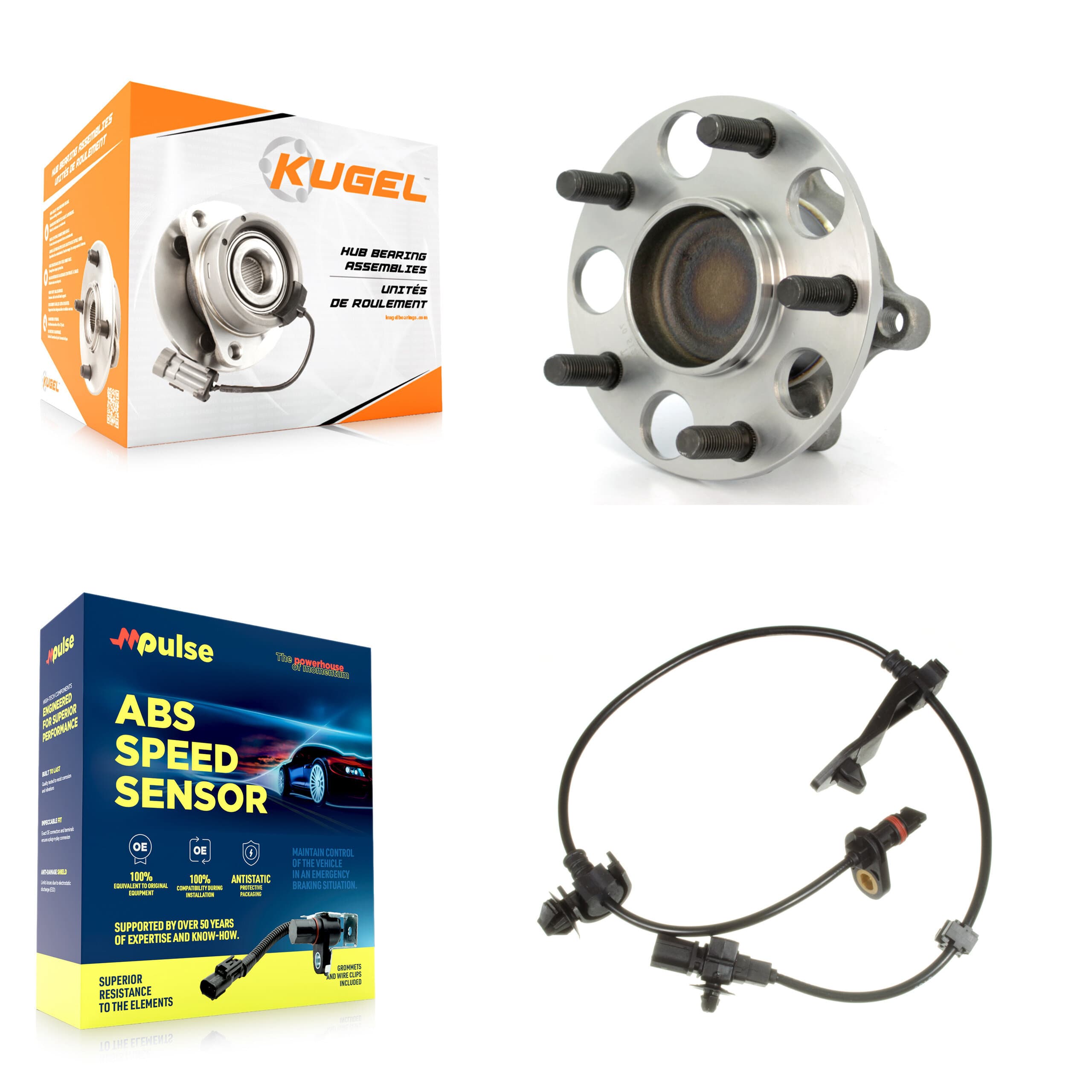 Kugel - K7S-100470 - Rear Wheel Bearing and Hub Assembly Kits image 1