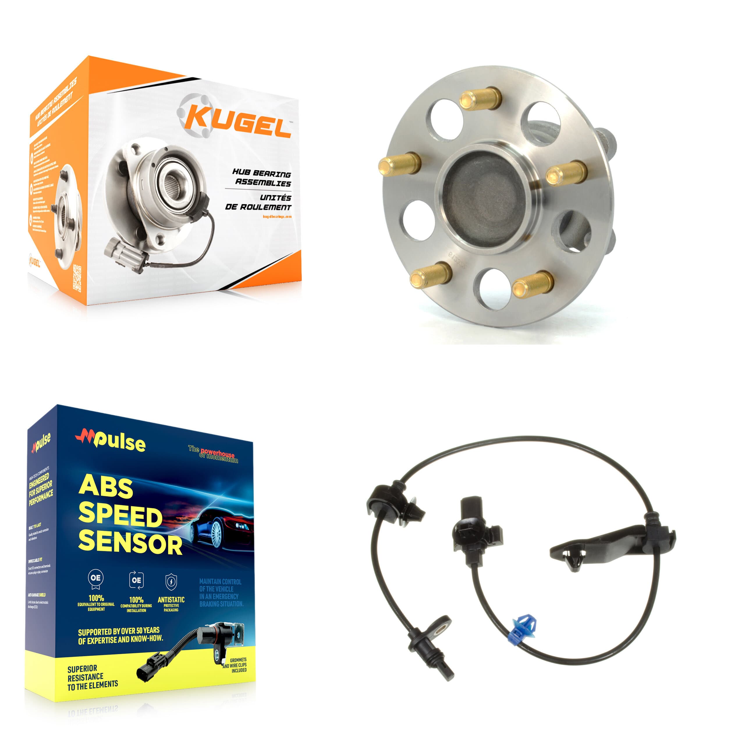 Kugel - K7S-100471 - Rear Wheel Bearing and Hub Assembly Kits image 1