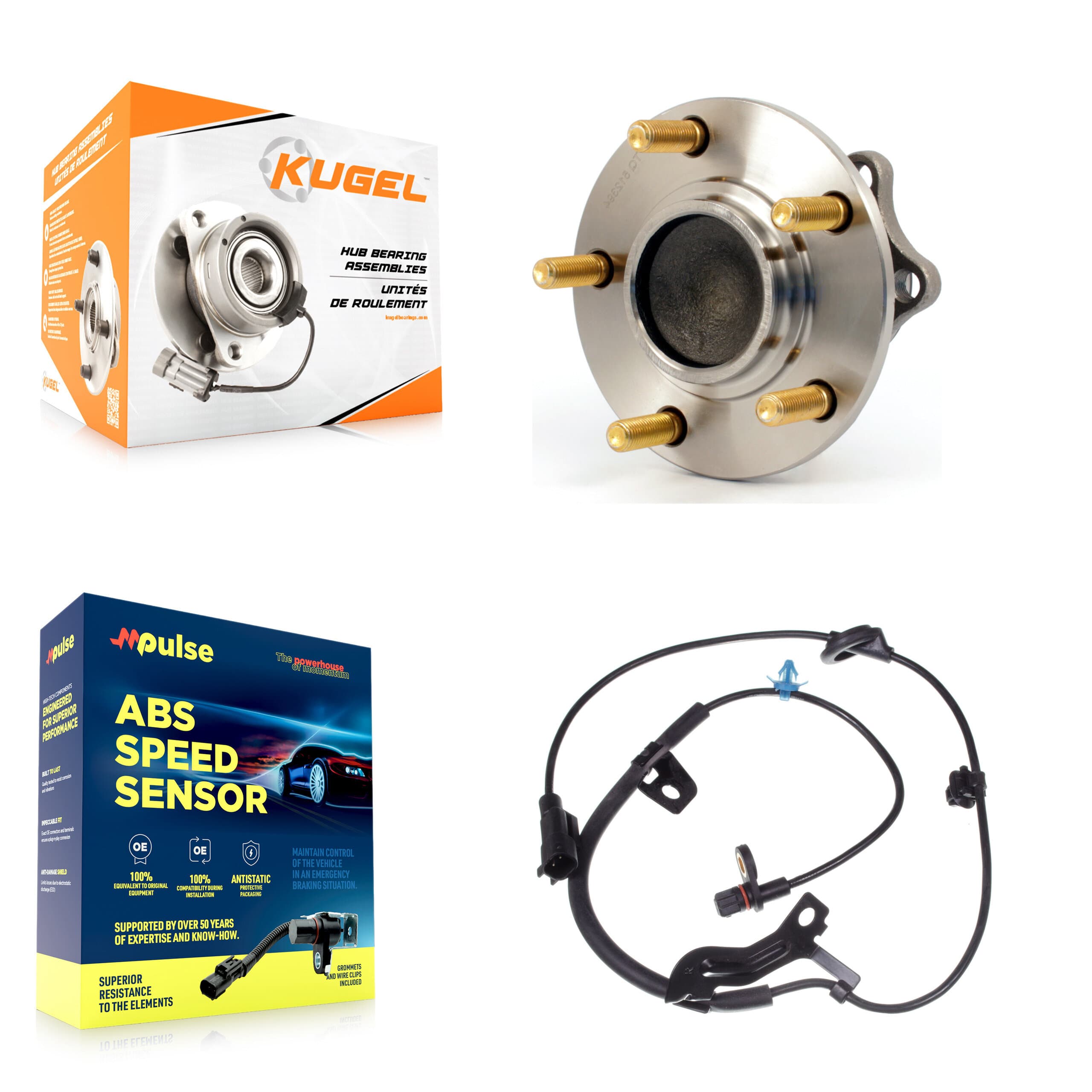 Kugel - K7S-100481 - Rear Wheel Bearing and Hub Assembly Kits image 1
