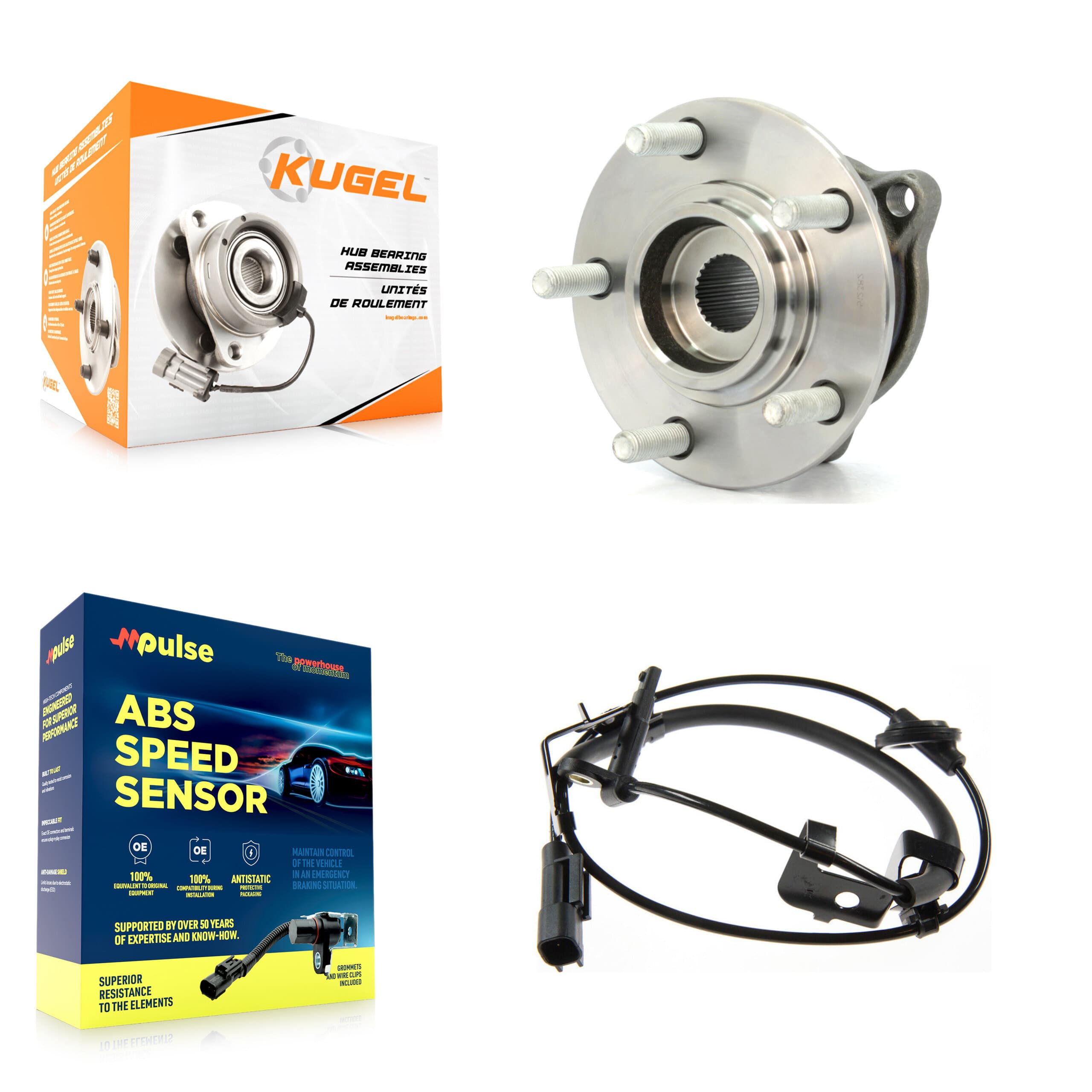 Kugel - K7S-100482 - Rear Wheel Bearing and Hub Assembly Kits image 1