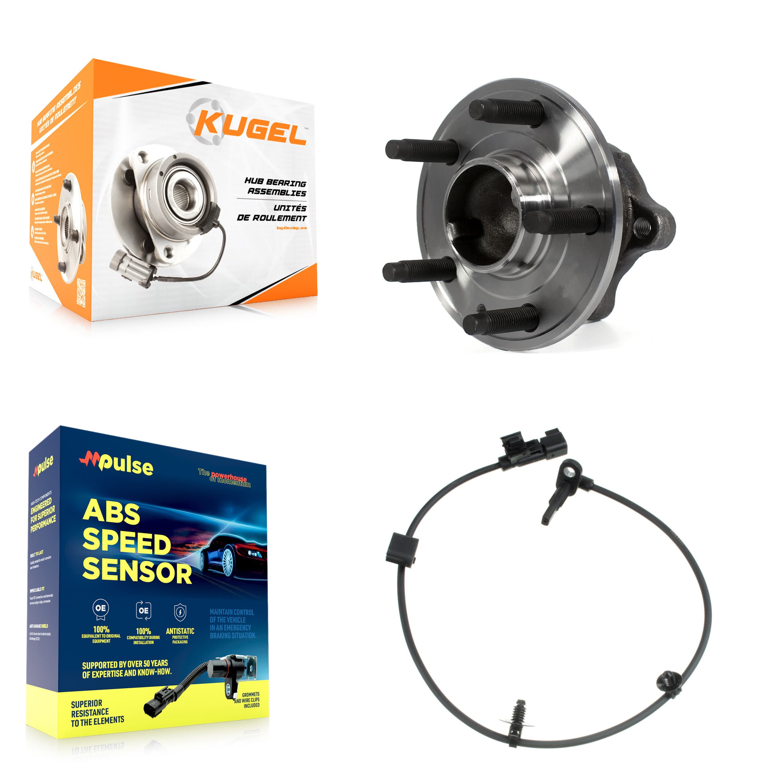 Kugel - K7S-100486 - Rear Wheel Bearing and Hub Assembly Kits image 1