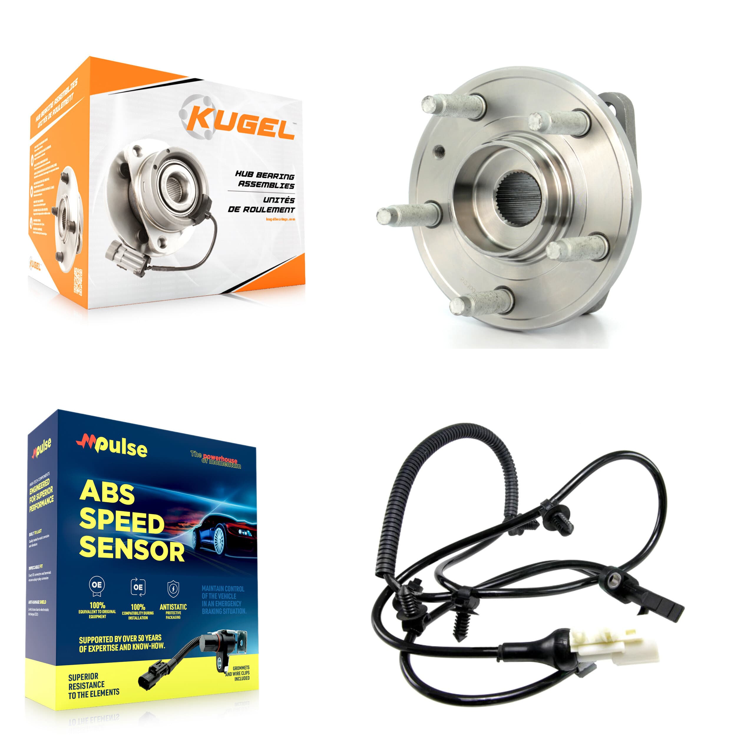 Kugel - K7S-100497 - Rear Wheel Bearing and Hub Assembly Kits image 1