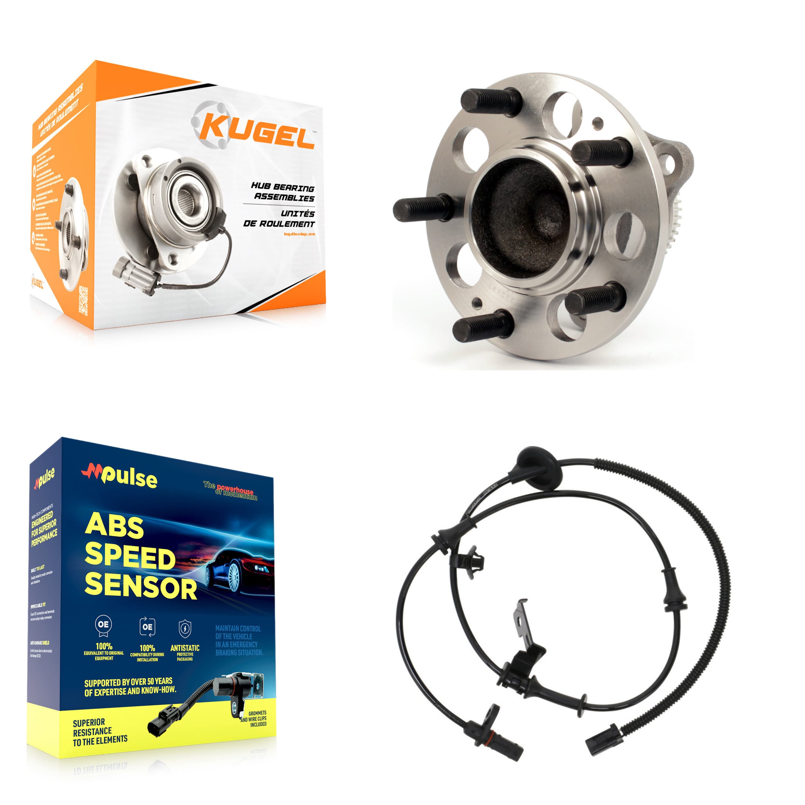 Kugel - K7S-100517 - Rear Wheel Bearing and Hub Assembly Kits image 1