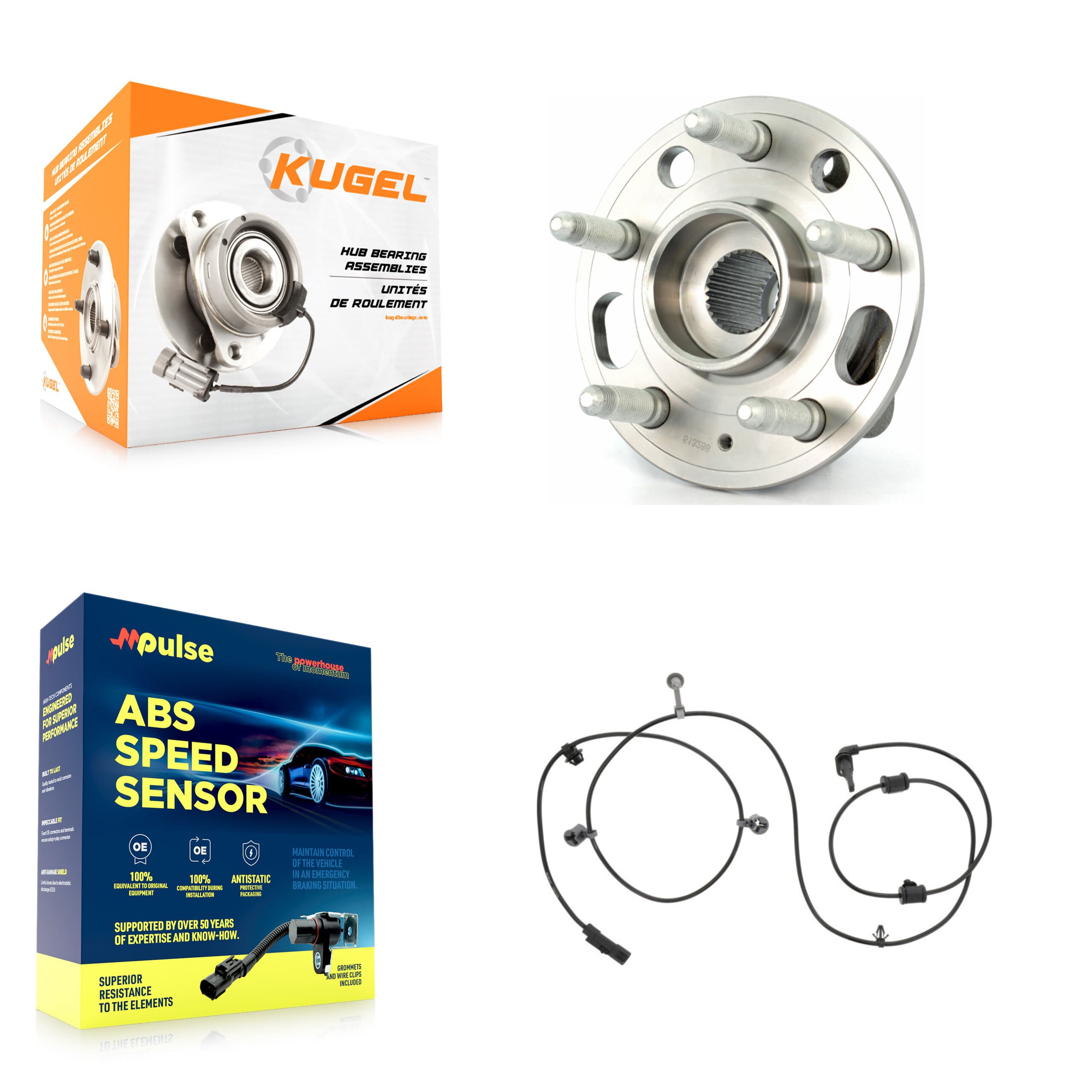 Kugel - K7S-100532 - Rear Wheel Bearing and Hub Assembly Kits image 1