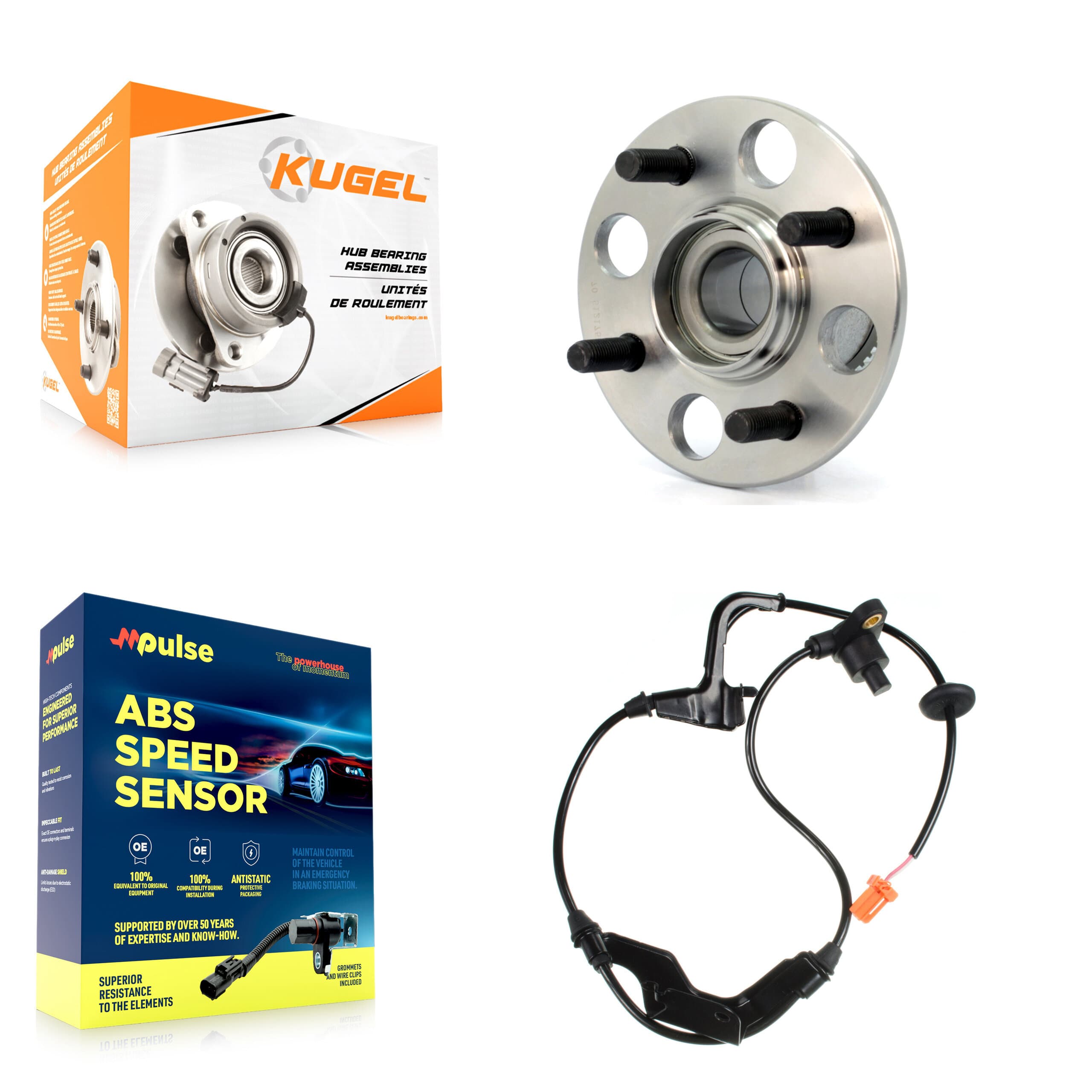 Kugel - K7S-100552 - Rear Wheel Bearing and Hub Assembly Kits image 1