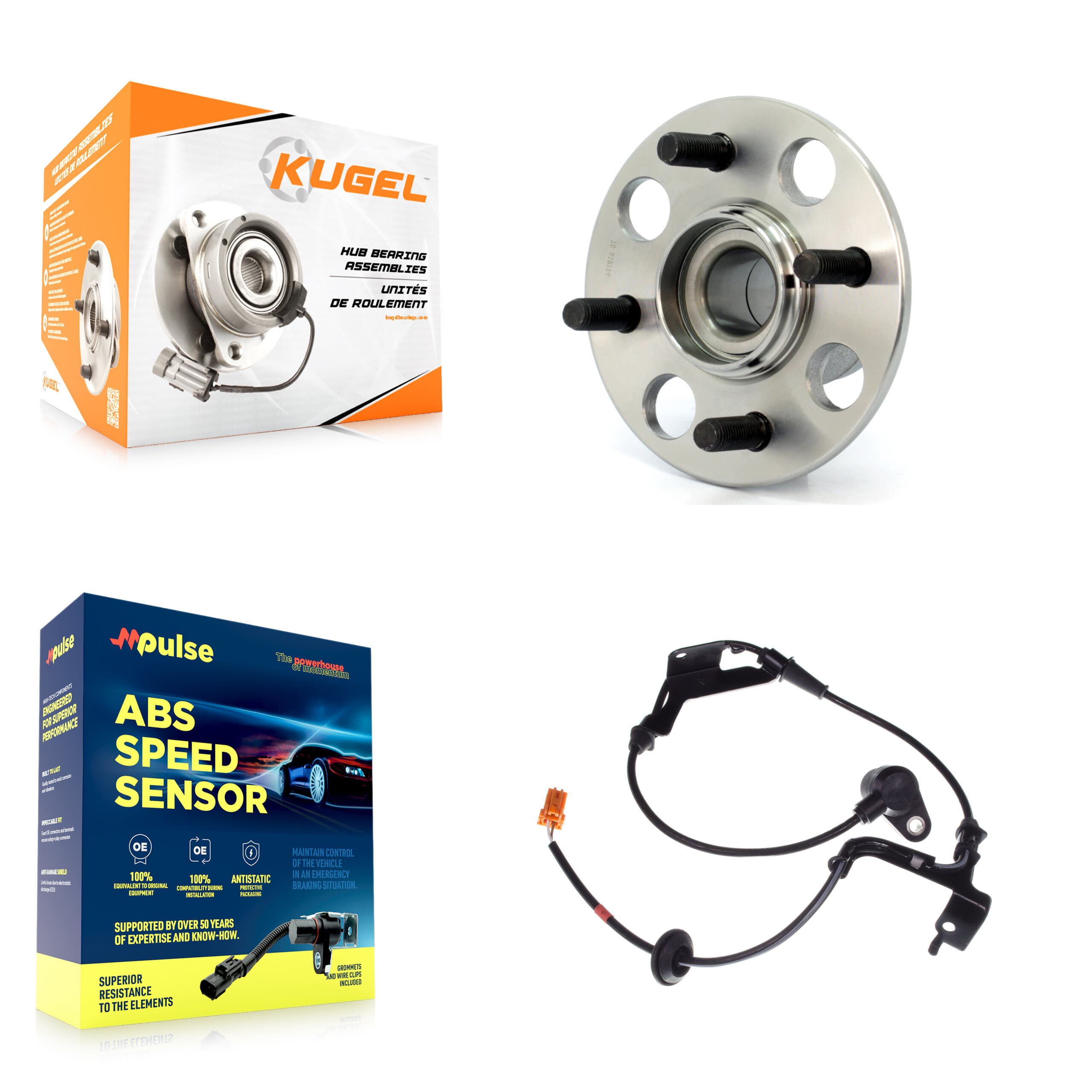 Kugel - K7S-100559 - Rear Wheel Bearing and Hub Assembly Kits image 1