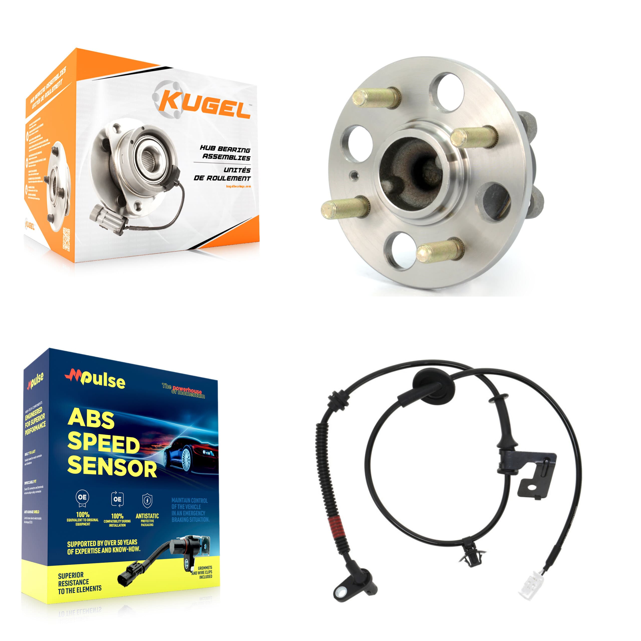 Kugel - K7S-100581 - Rear Wheel Bearing and Hub Assembly Kits image 1