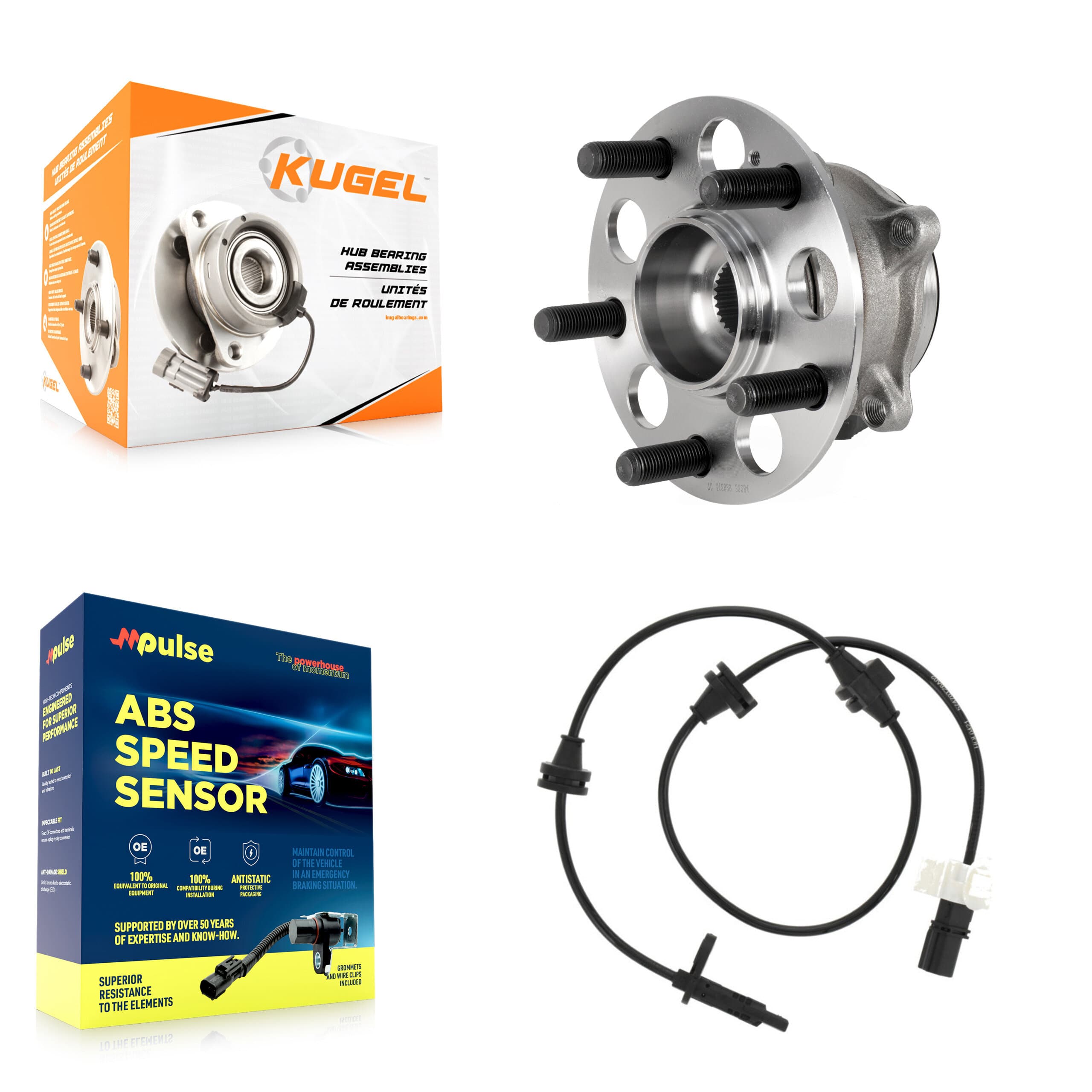 Kugel - K7S-100603 - Rear Wheel Bearing and Hub Assembly Kits image 1