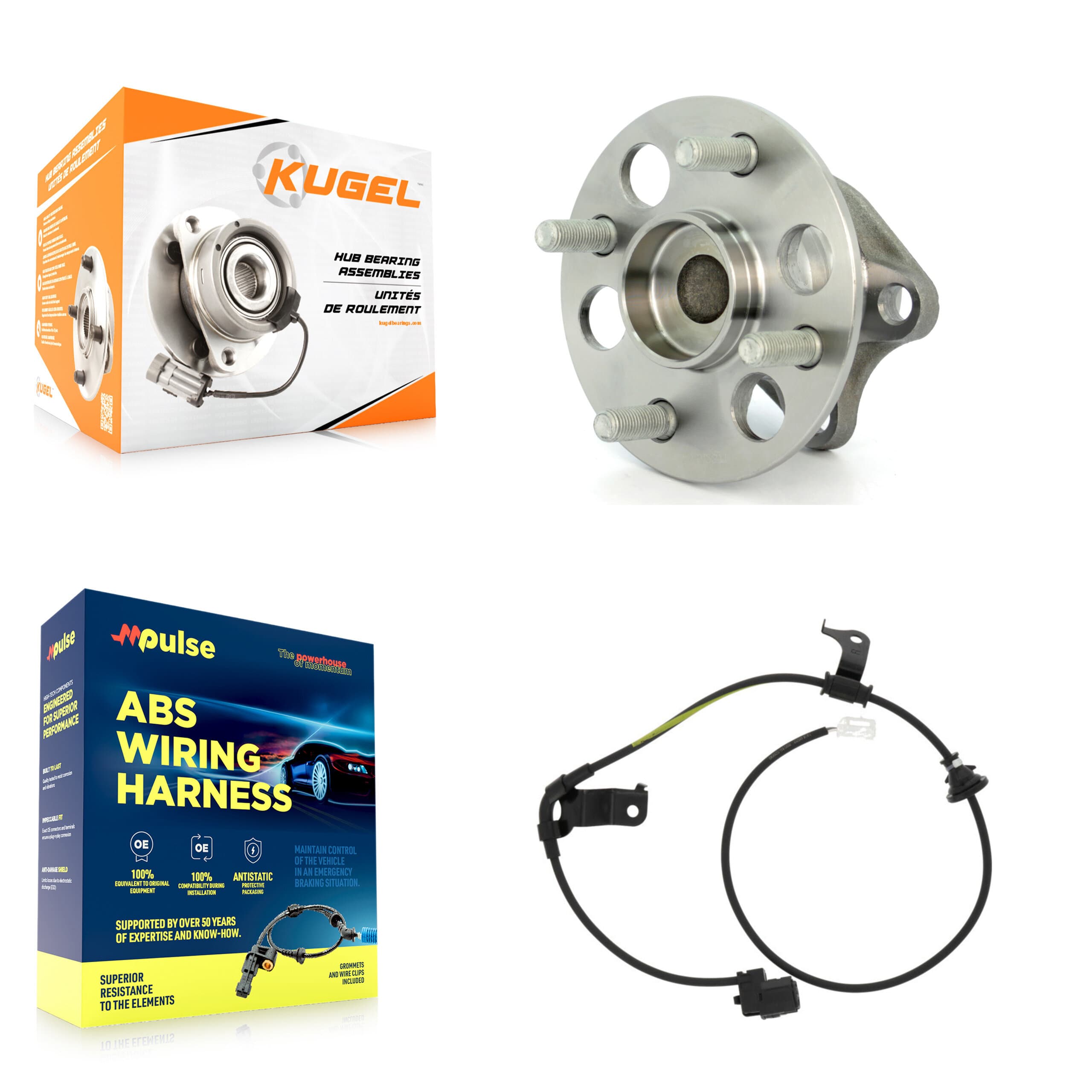 Kugel - K7S-100614 - Rear Wheel Bearing and Hub Assembly Kits image 1