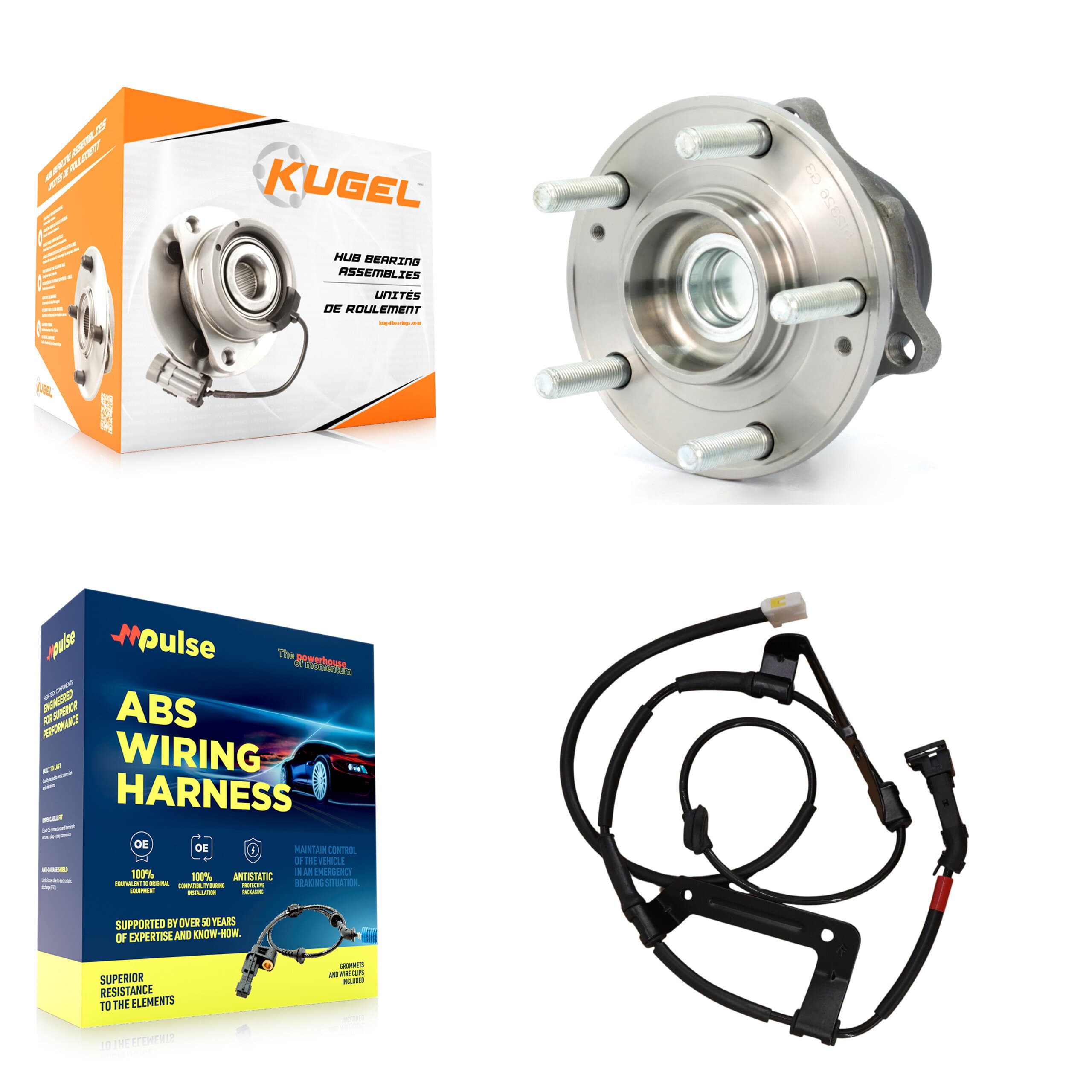 Kugel - K7S-100616 - Rear Wheel Bearing and Hub Assembly Kits image 1