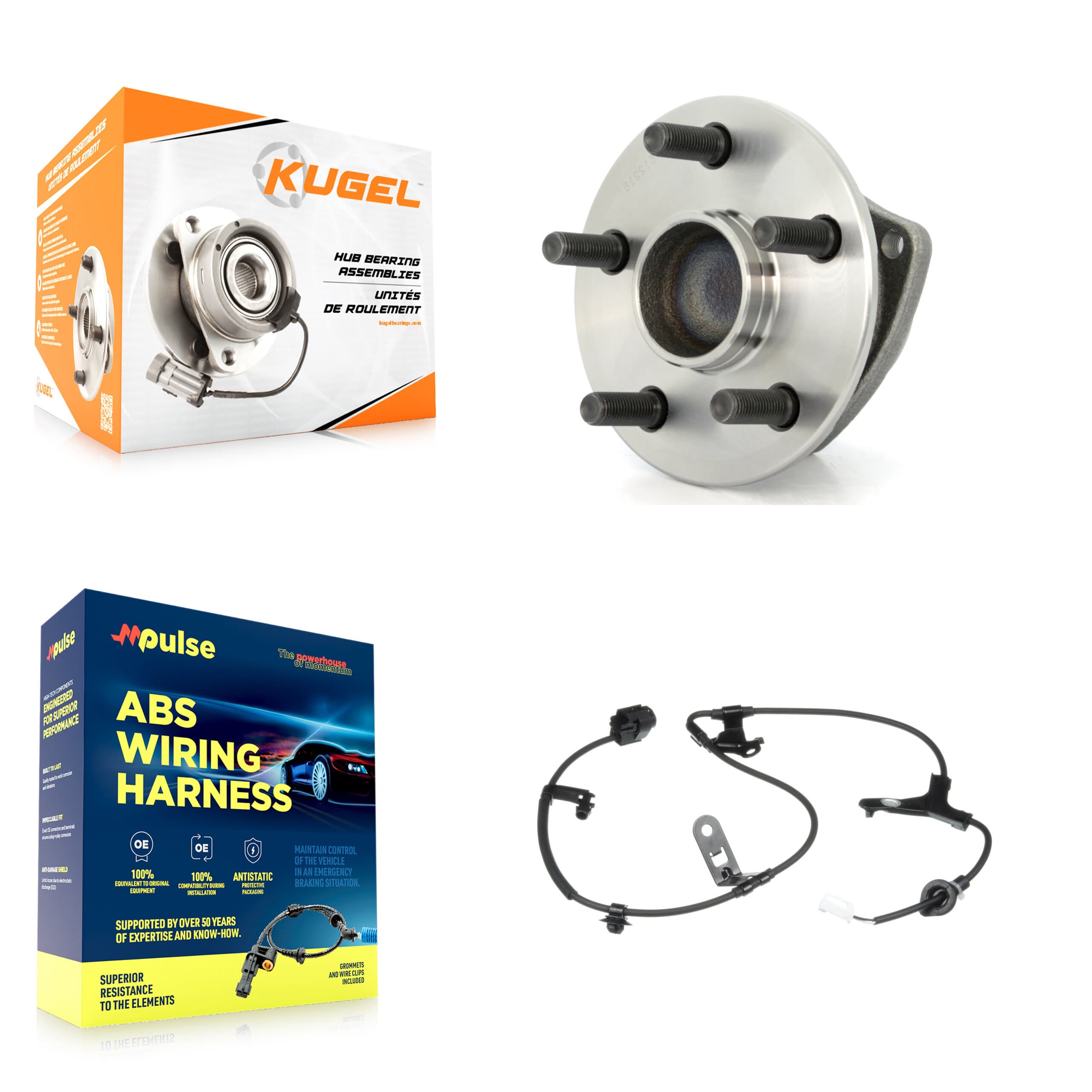 Kugel - K7S-100627 - Rear Wheel Bearing and Hub Assembly Kits image 1