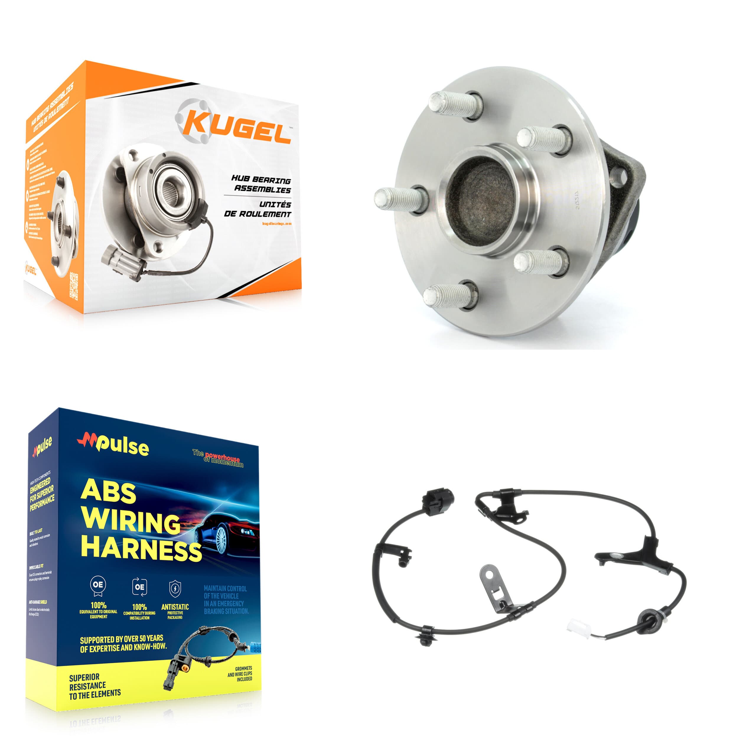 Kugel - K7S-100628 - Rear Wheel Bearing and Hub Assembly Kits image 1