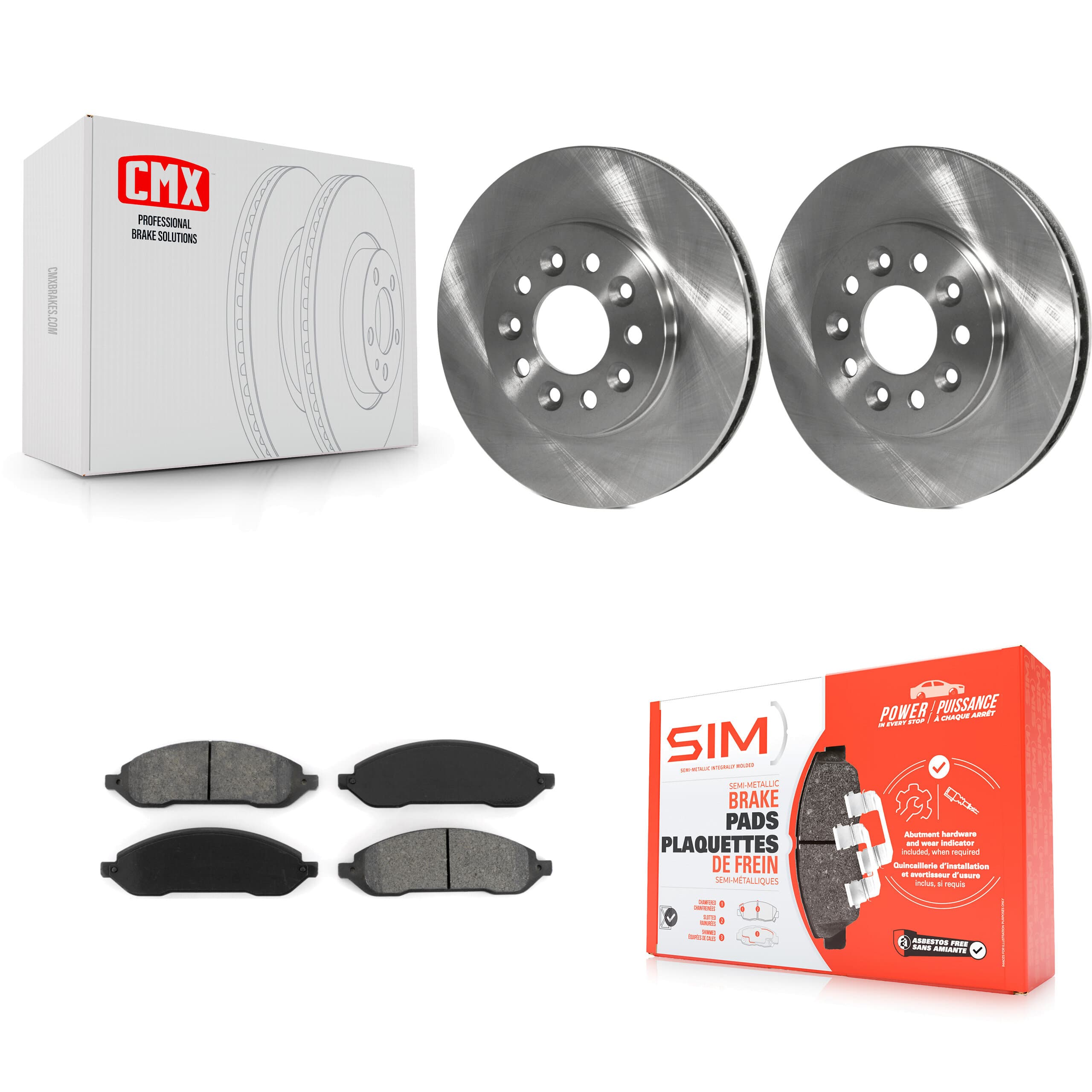Transit Auto - K8S-100135 - Front Disc Brake Kits image 1