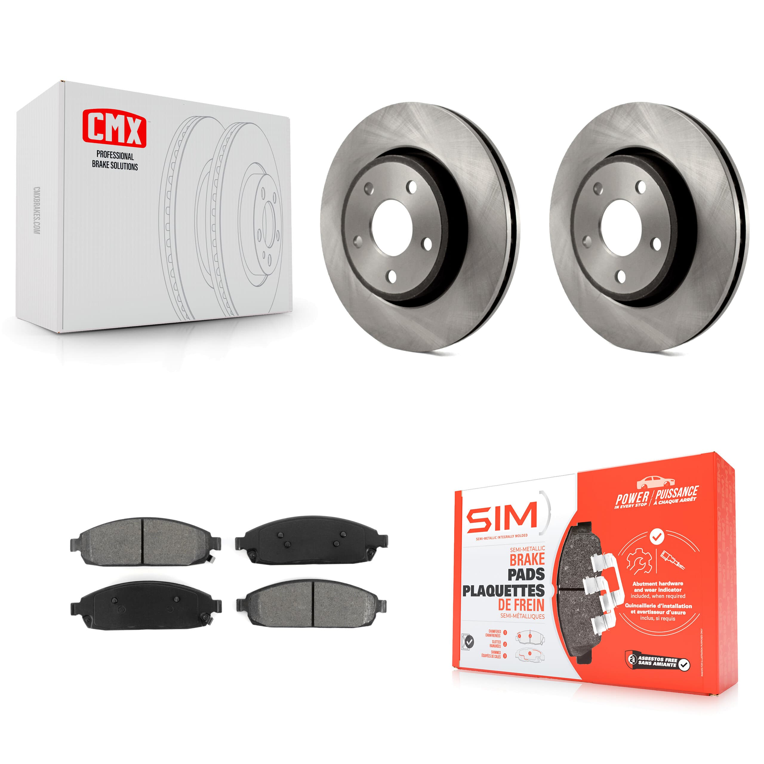 Transit Auto - K8S-100225 - Front Disc Brake Kits image 1