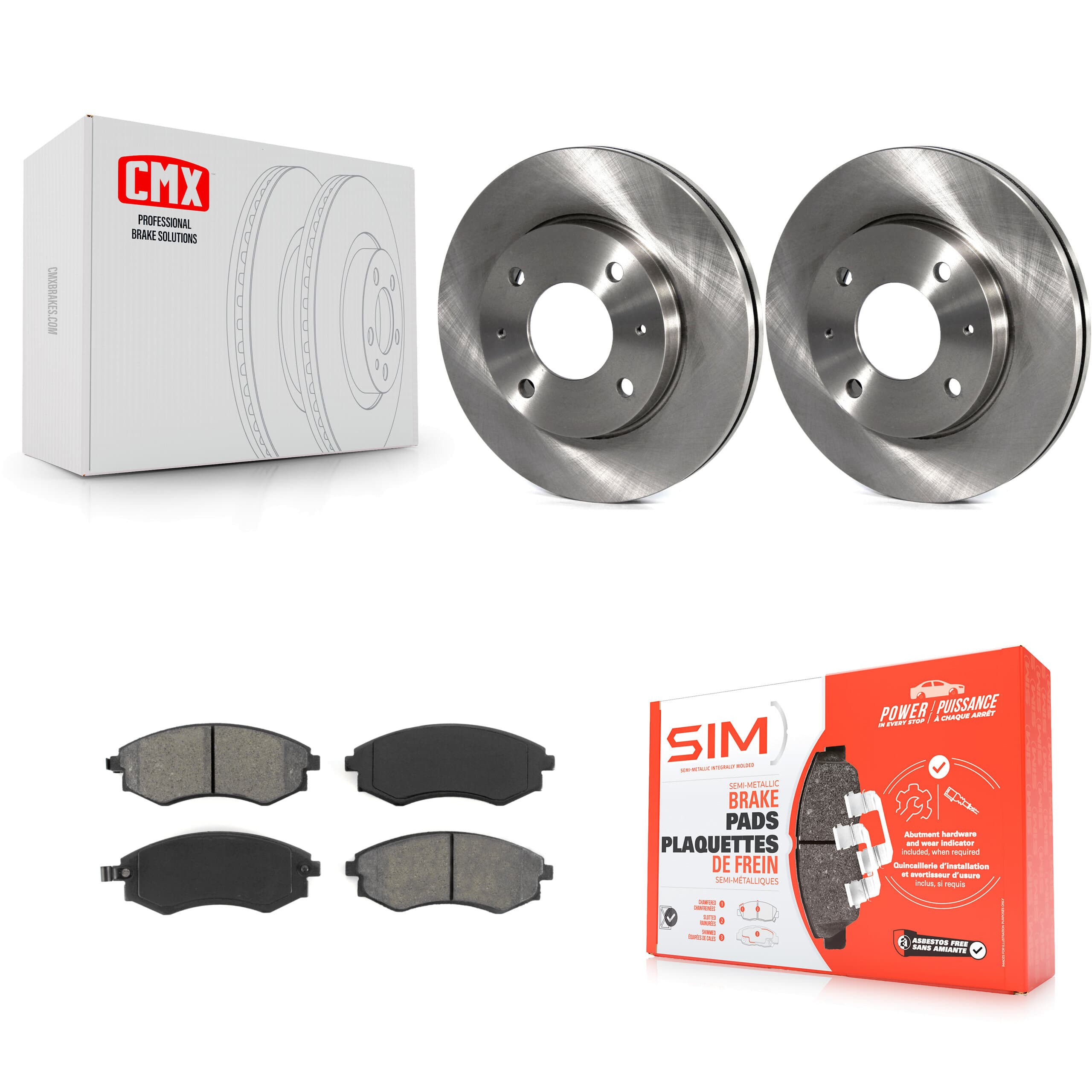Transit Auto - K8S-100404 - Front Disc Brake Kits image 1