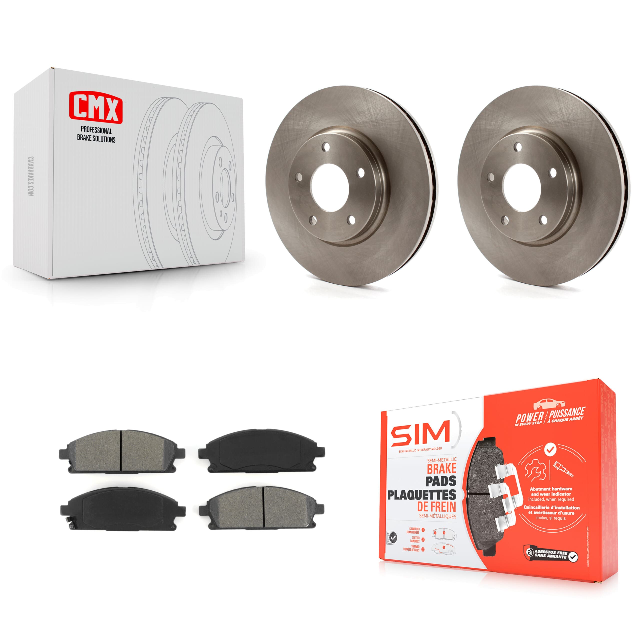 Transit Auto - K8S-100408 - Front Disc Brake Kits image 1