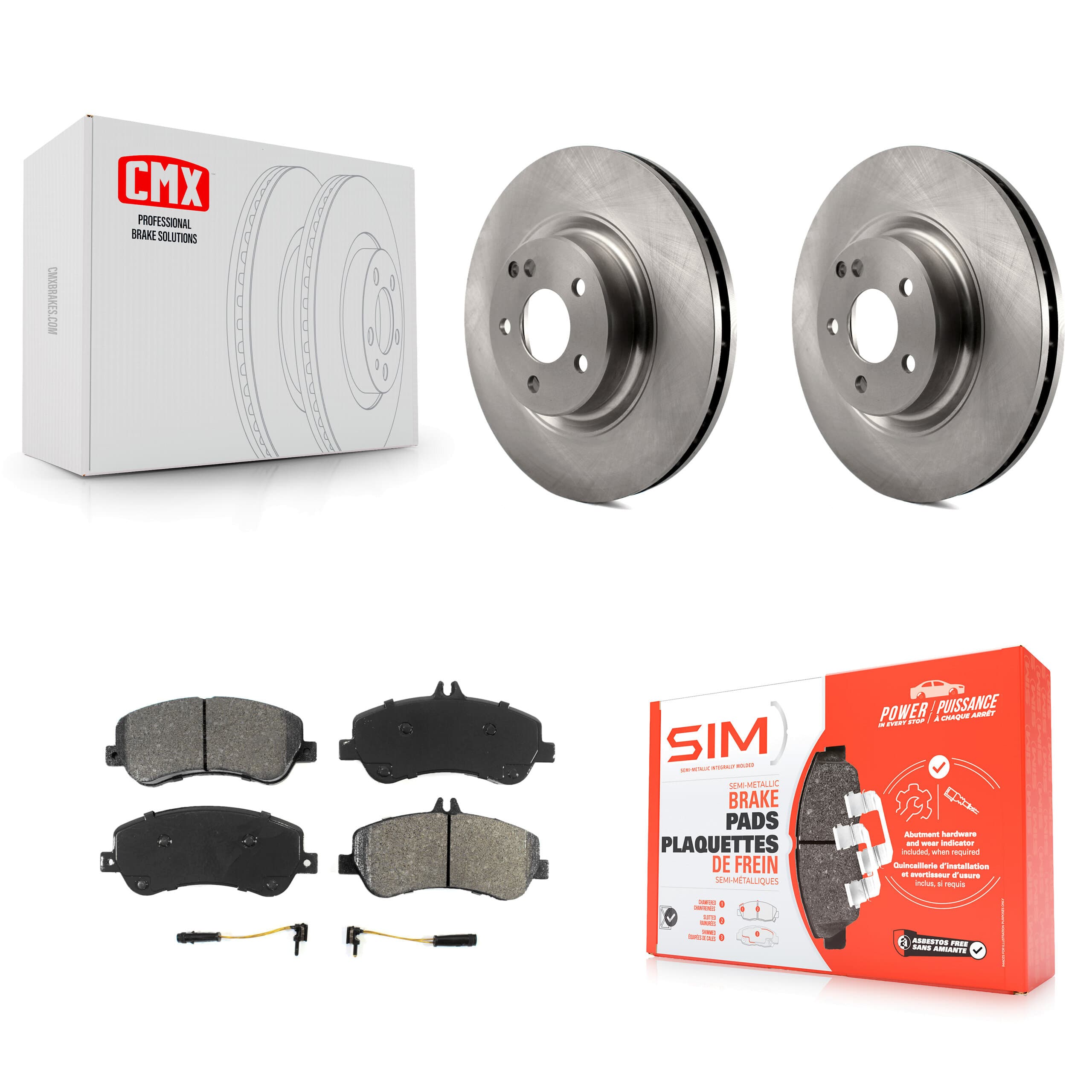 Transit Auto - K8S-100520 - Front Disc Brake Kits image 1