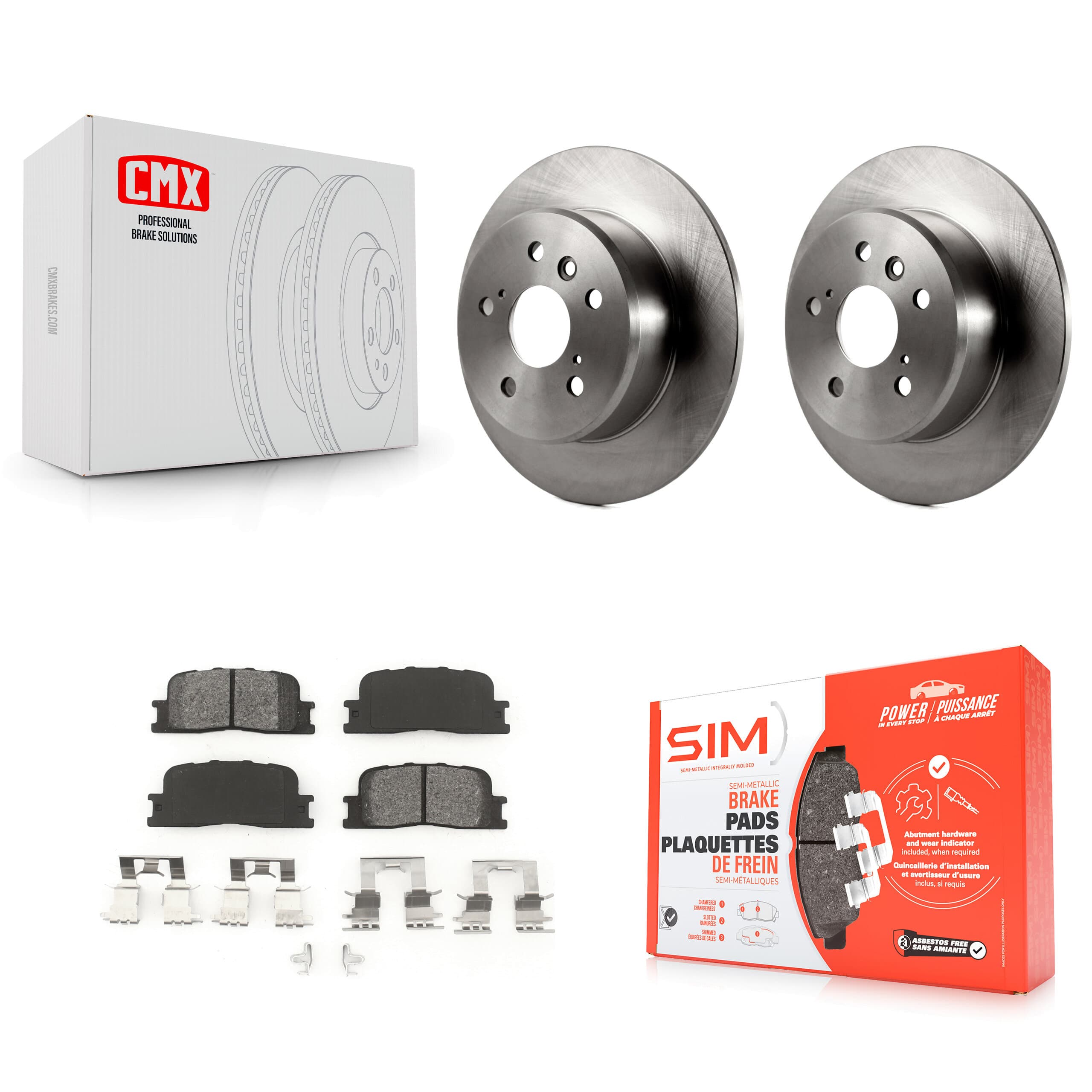 Transit Auto - K8S-101712 - Rear Disc Brake Kits image 1