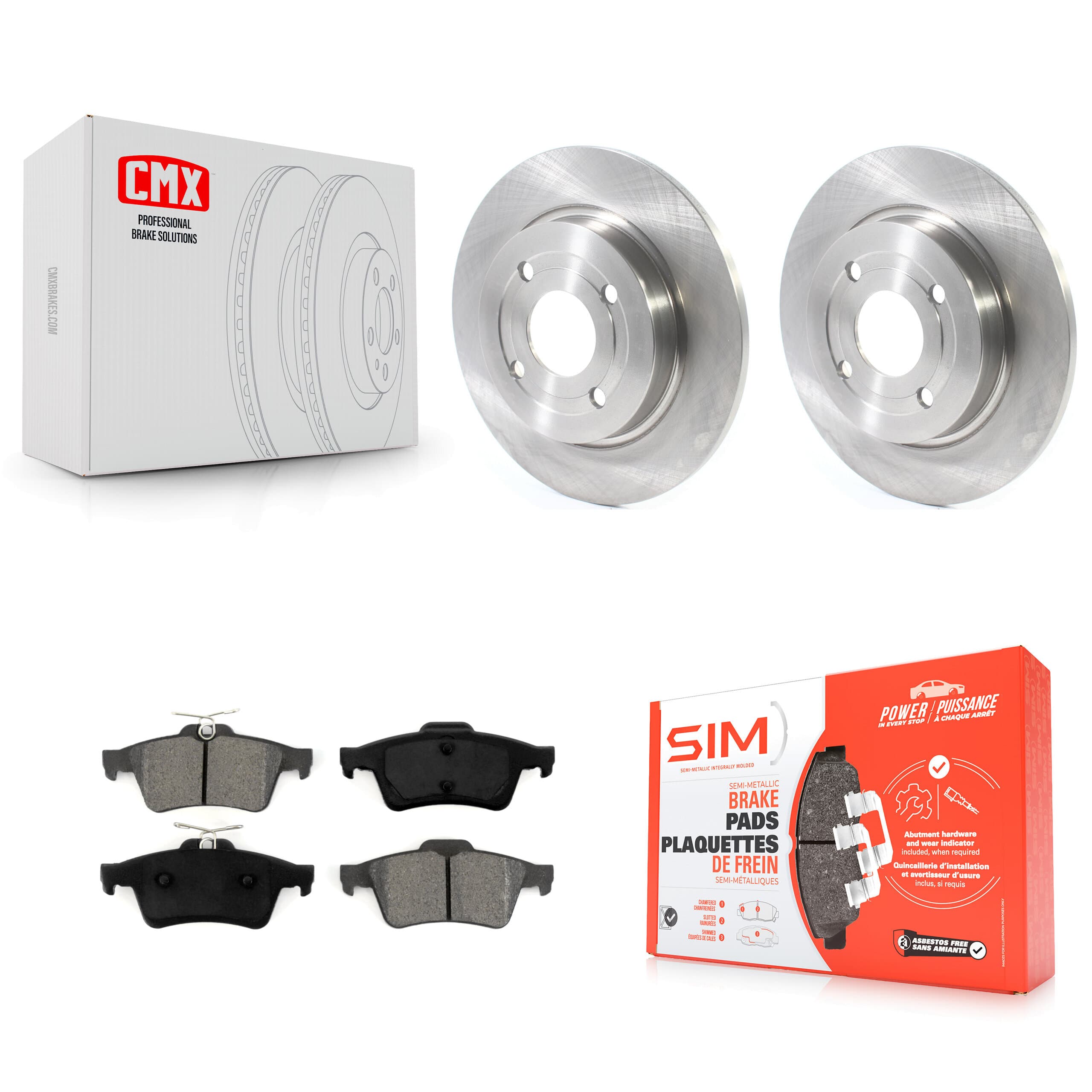 Transit Auto - K8S-102821 - Rear Disc Brake Kits image 1