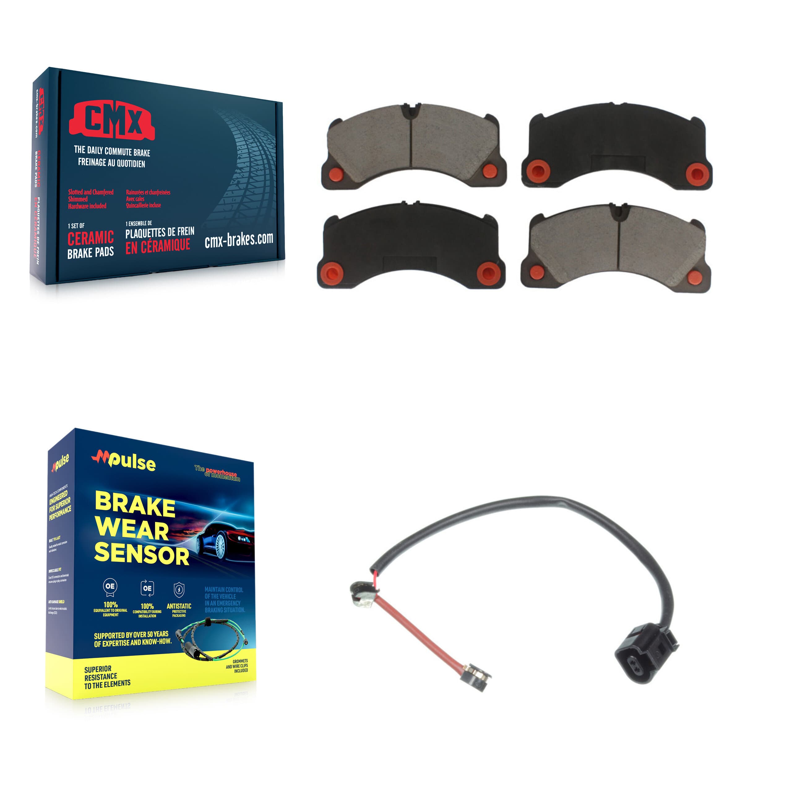 CMX - KCW-100471 - Front Disc Brake Pad Kits image 1