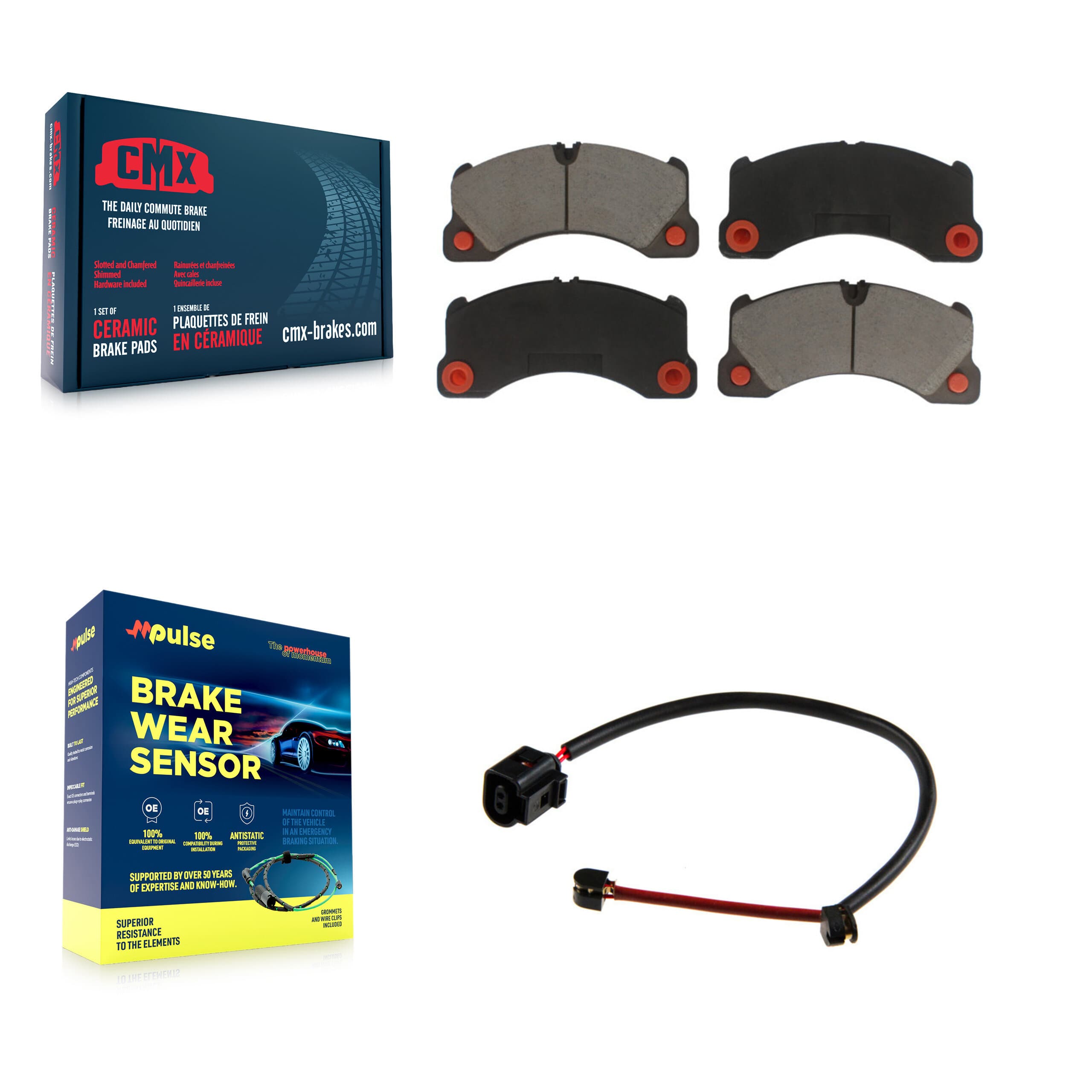 CMX - KCW-100480 - Front Disc Brake Pad Kits image 1