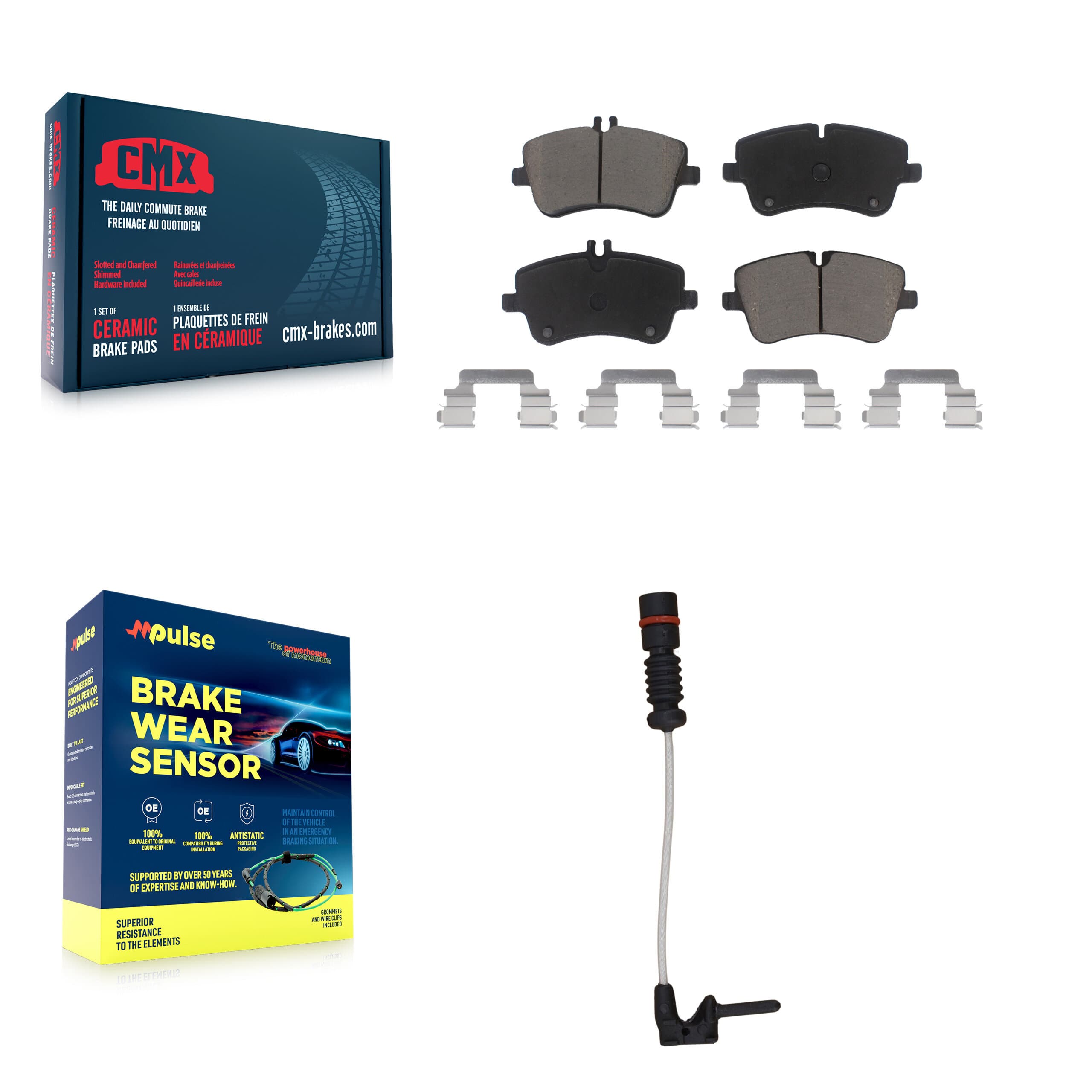 CMX - KCW-100489 - Front Disc Brake Pad Kits image 1