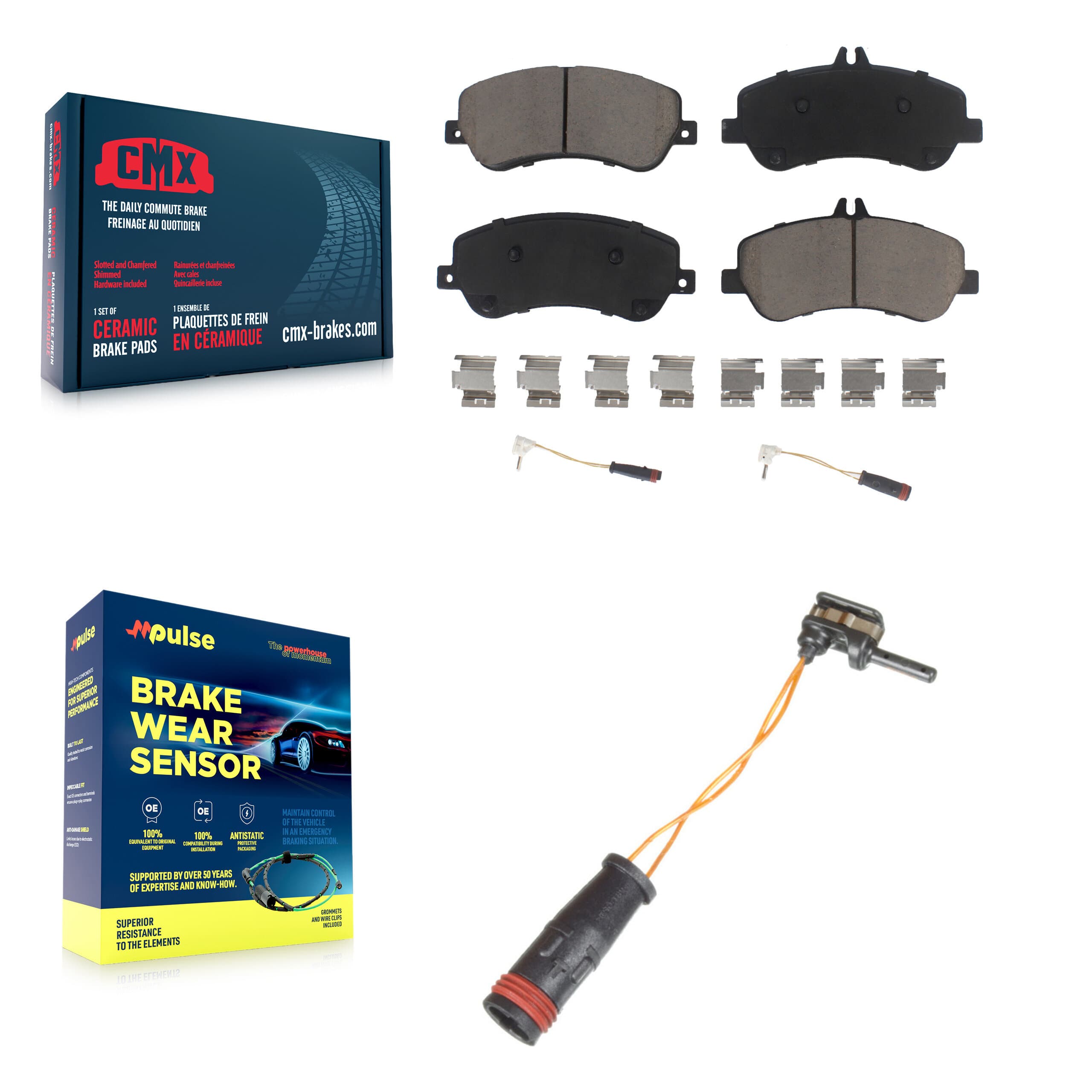 CMX - KCW-100491 - Front Disc Brake Pad Kits image 1