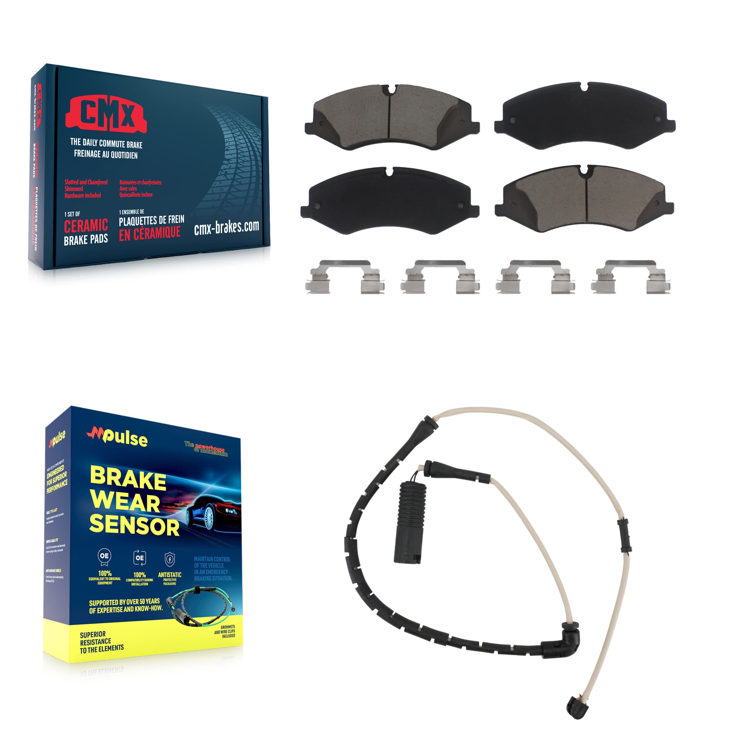 CMX - KCW-100493 - Front Disc Brake Pad Kits image 1