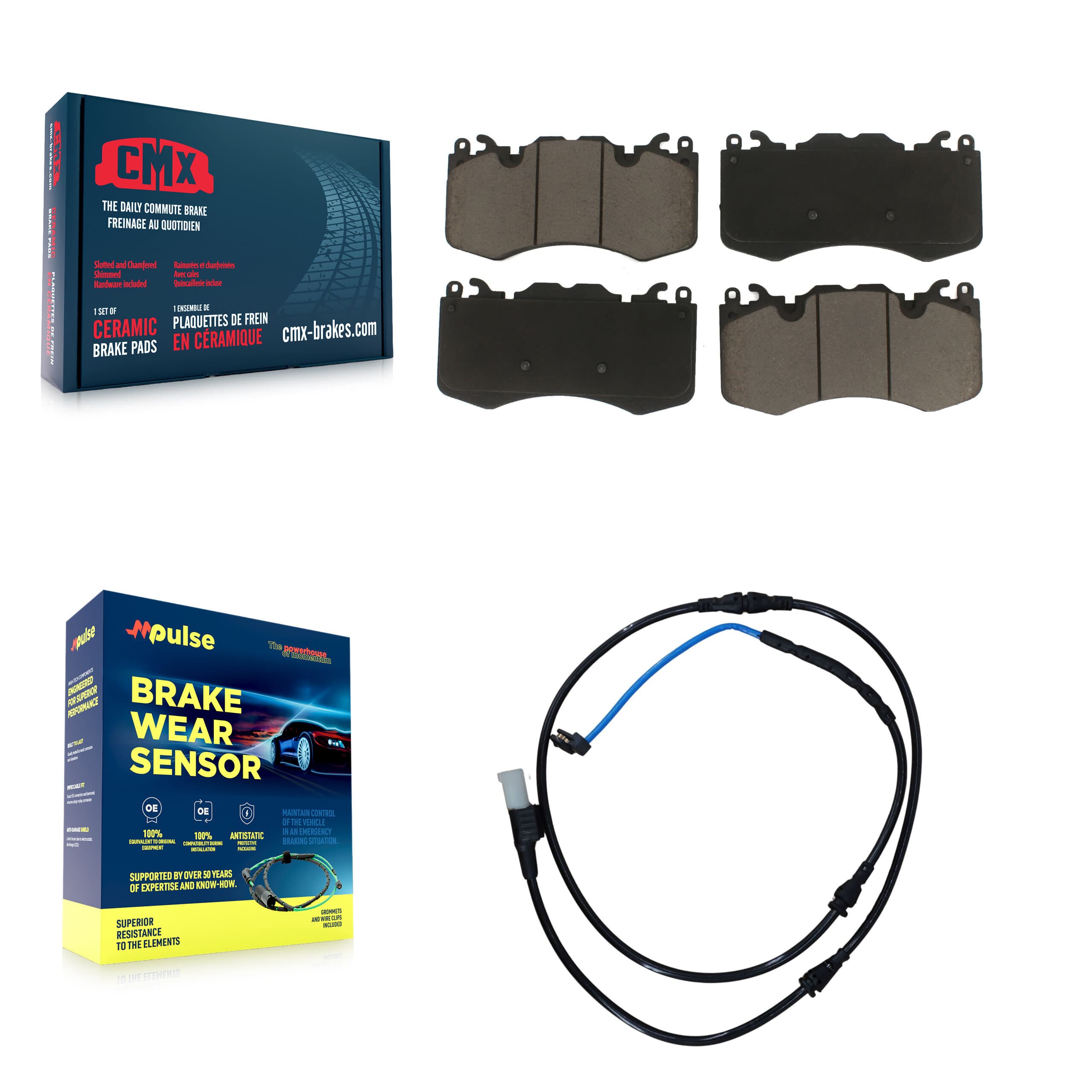 CMX - KCW-100494 - Front Disc Brake Pad Kits image 1