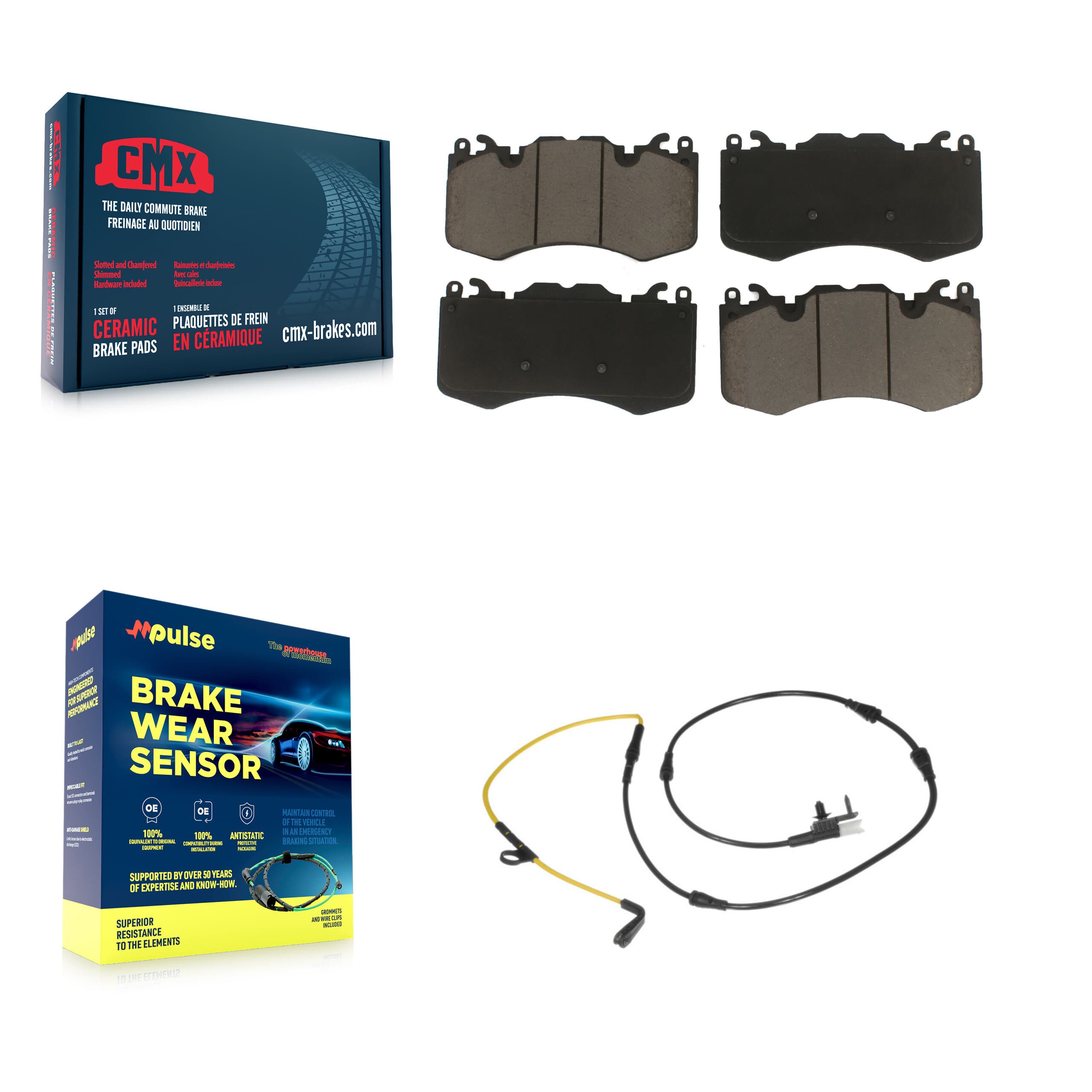CMX - KCW-100497 - Front Disc Brake Pad Kits image 1
