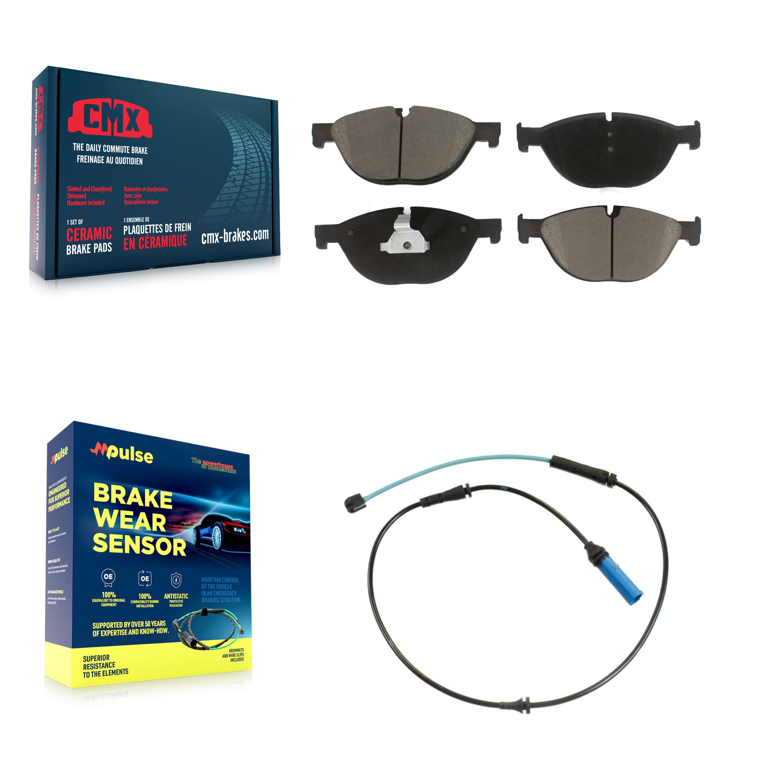 CMX - KCW-100510 - Front Disc Brake Pad Kits image 1