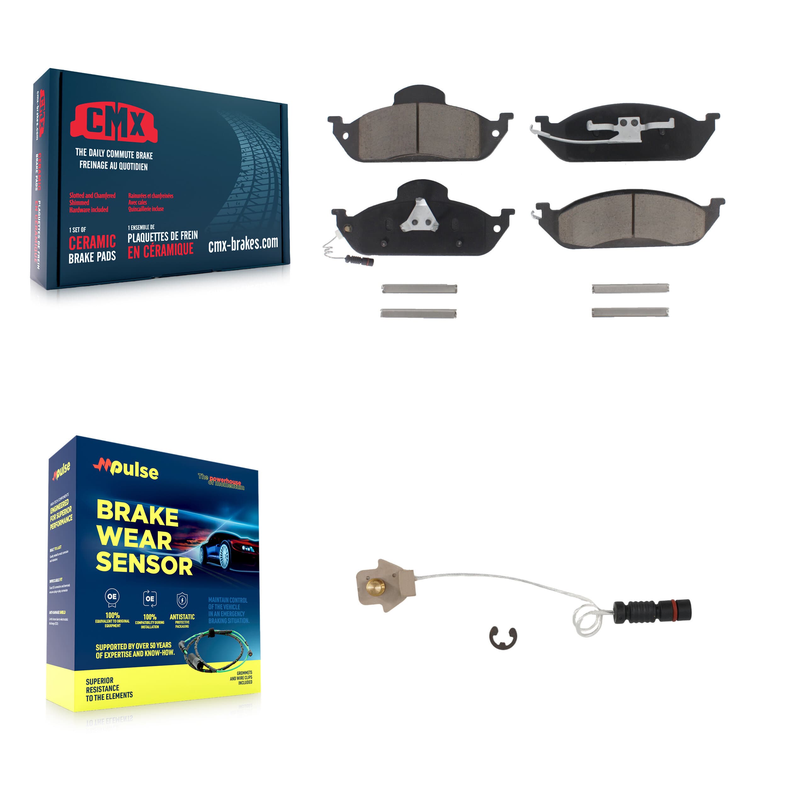 CMX - KCW-100546 - Front Disc Brake Pad Kits image 1