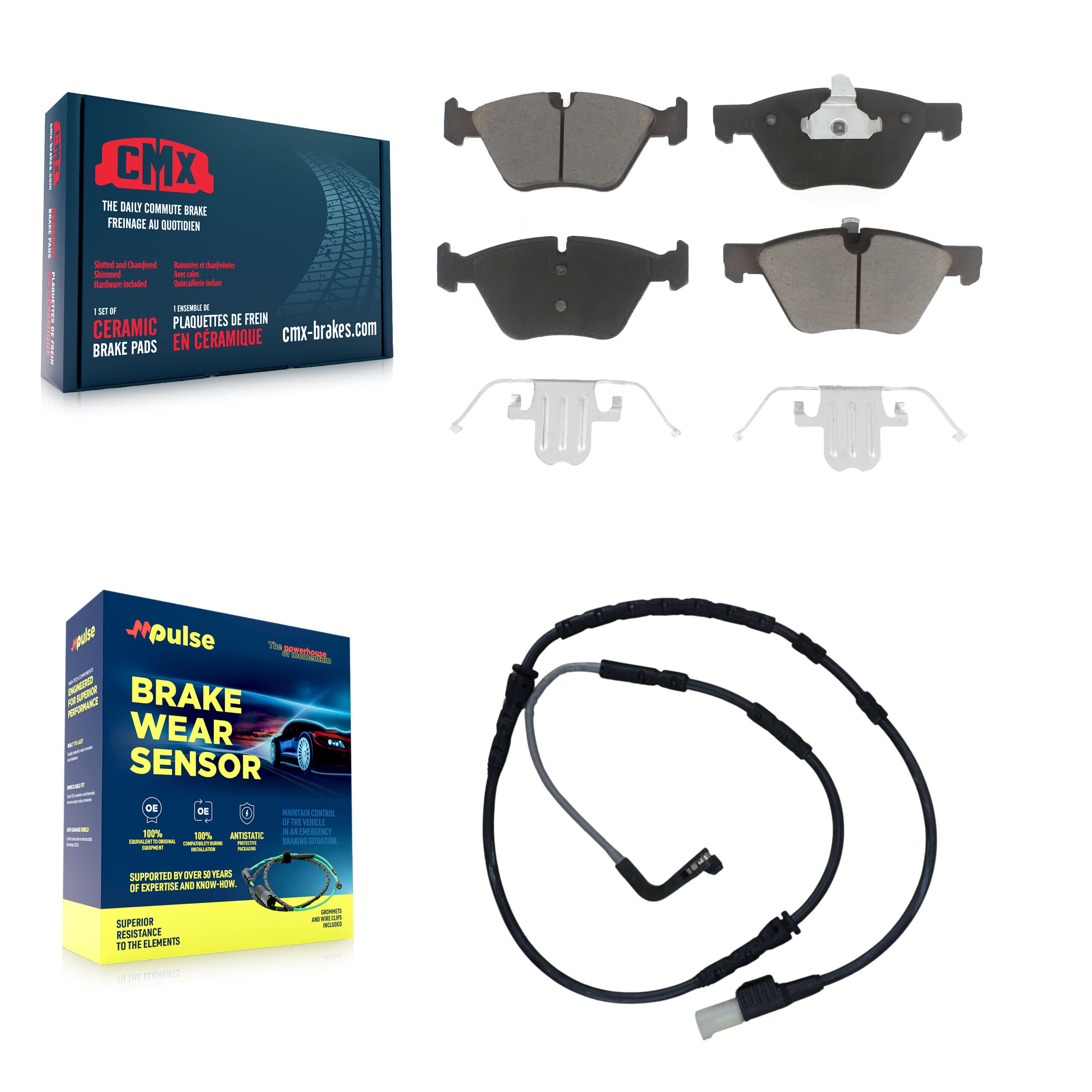 CMX - KCW-100558 - Front Disc Brake Pad Kits image 1