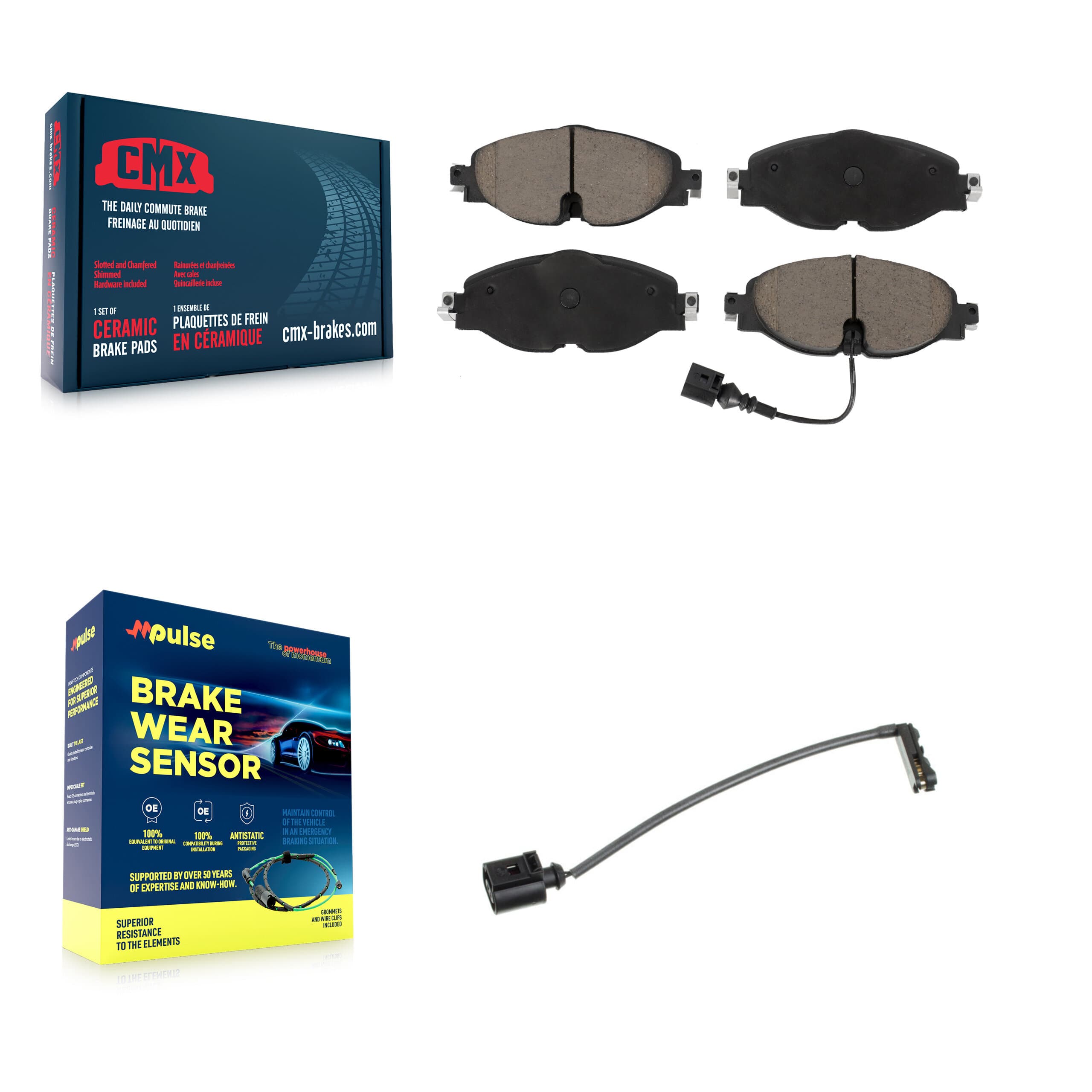 CMX - KCW-100600 - Front Disc Brake Pad Kits image 1
