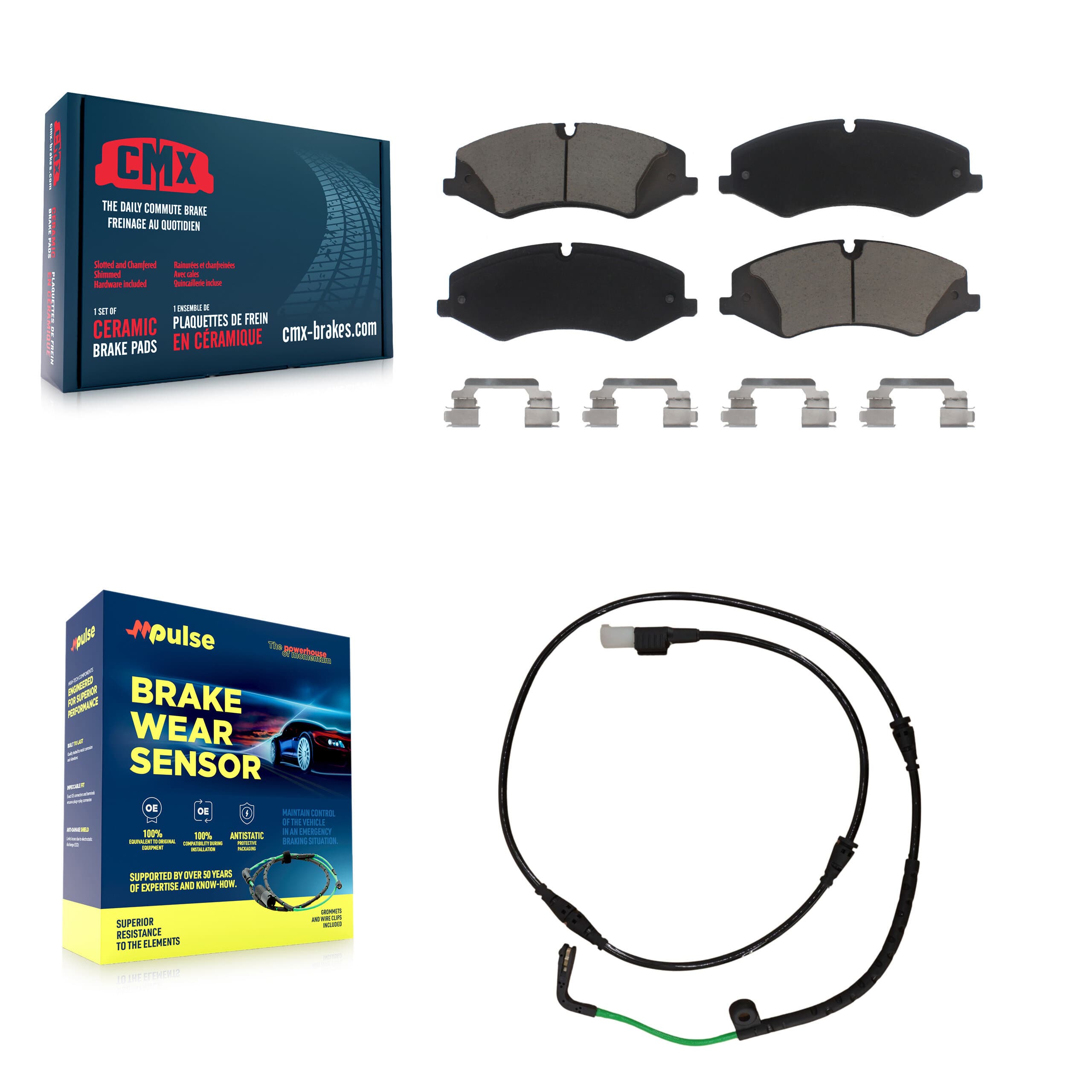 CMX - KCW-100605 - Front Disc Brake Pad Kits image 1