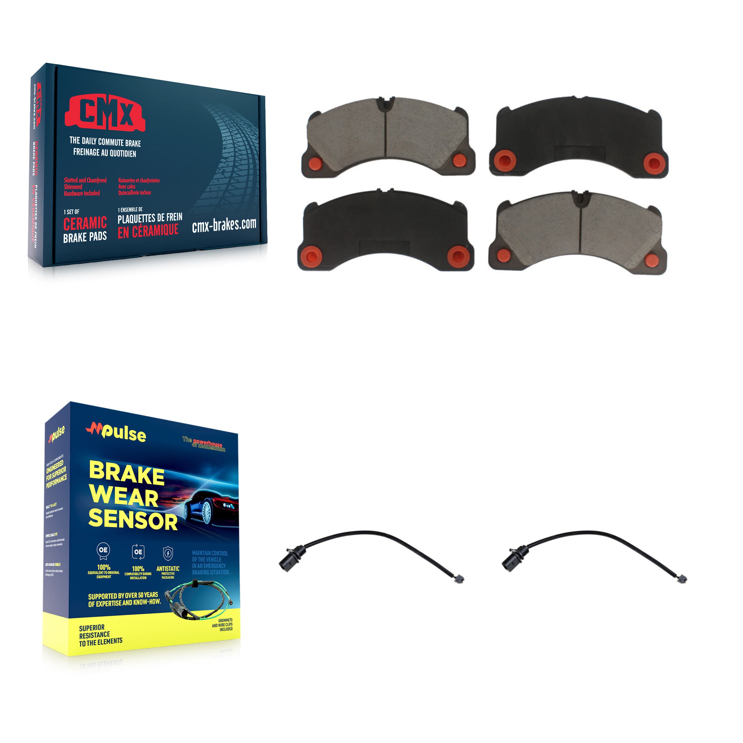 CMX - KCW-100635 - Front Disc Brake Pad Kits image 1