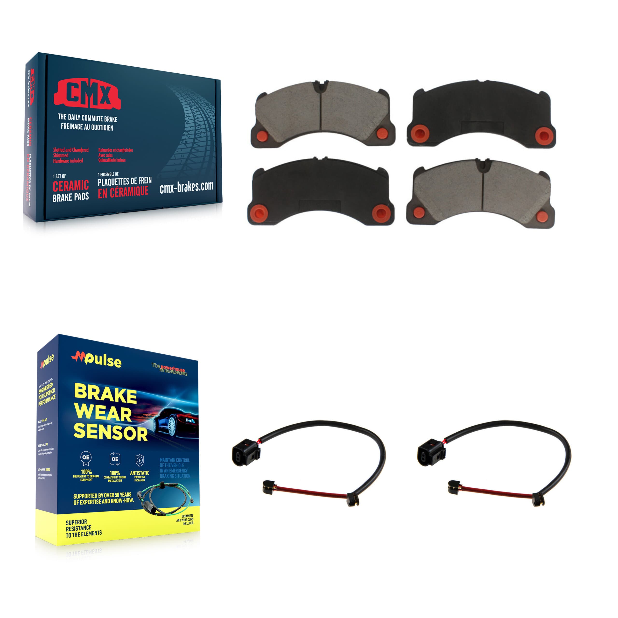 CMX - KCW-100637 - Front Disc Brake Pad Kits image 1