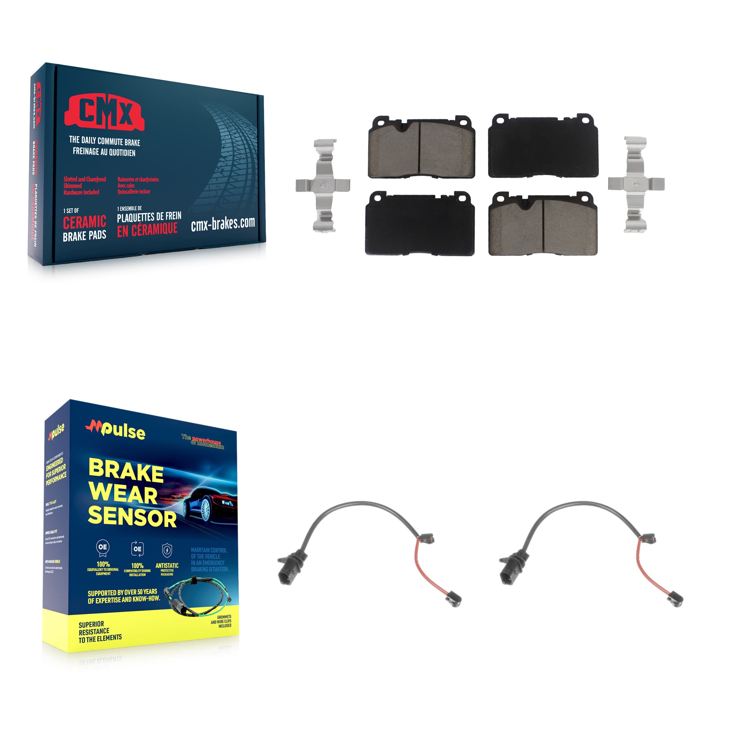 CMX - KCW-100638 - Front Disc Brake Pad Kits image 1