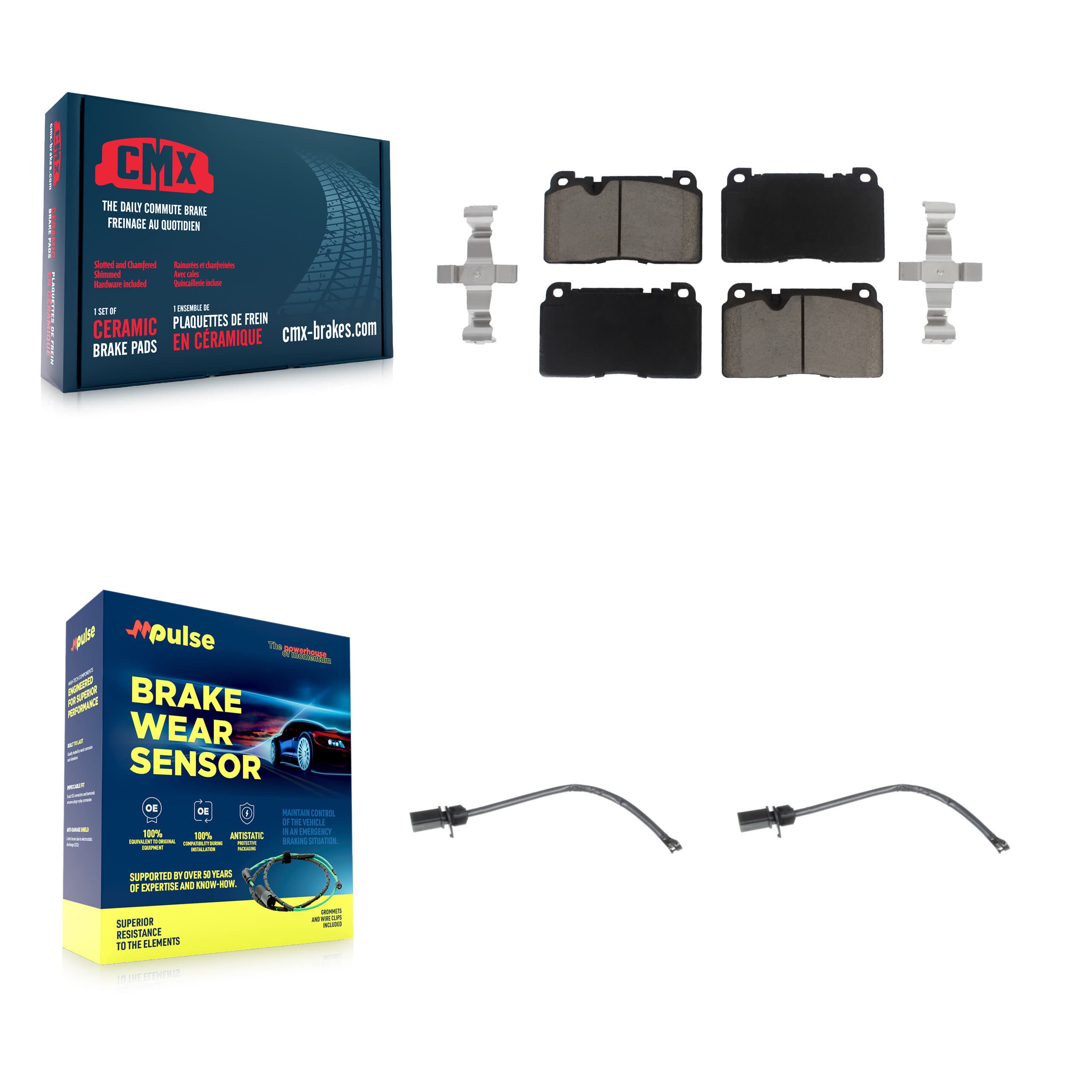 CMX - KCW-100640 - Front Disc Brake Pad Kits image 1