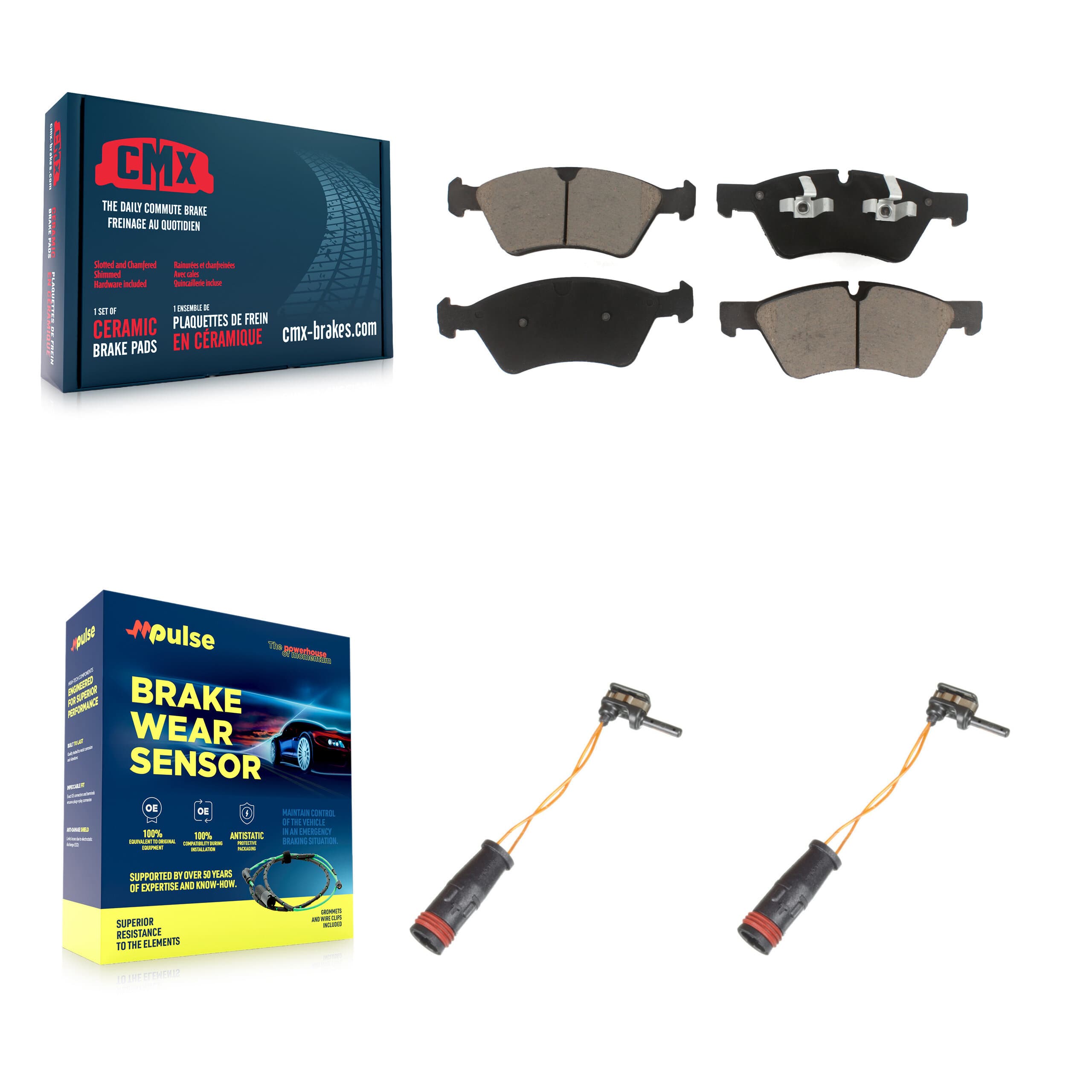 CMX - KCW-100645 - Front Disc Brake Pad Kits image 1