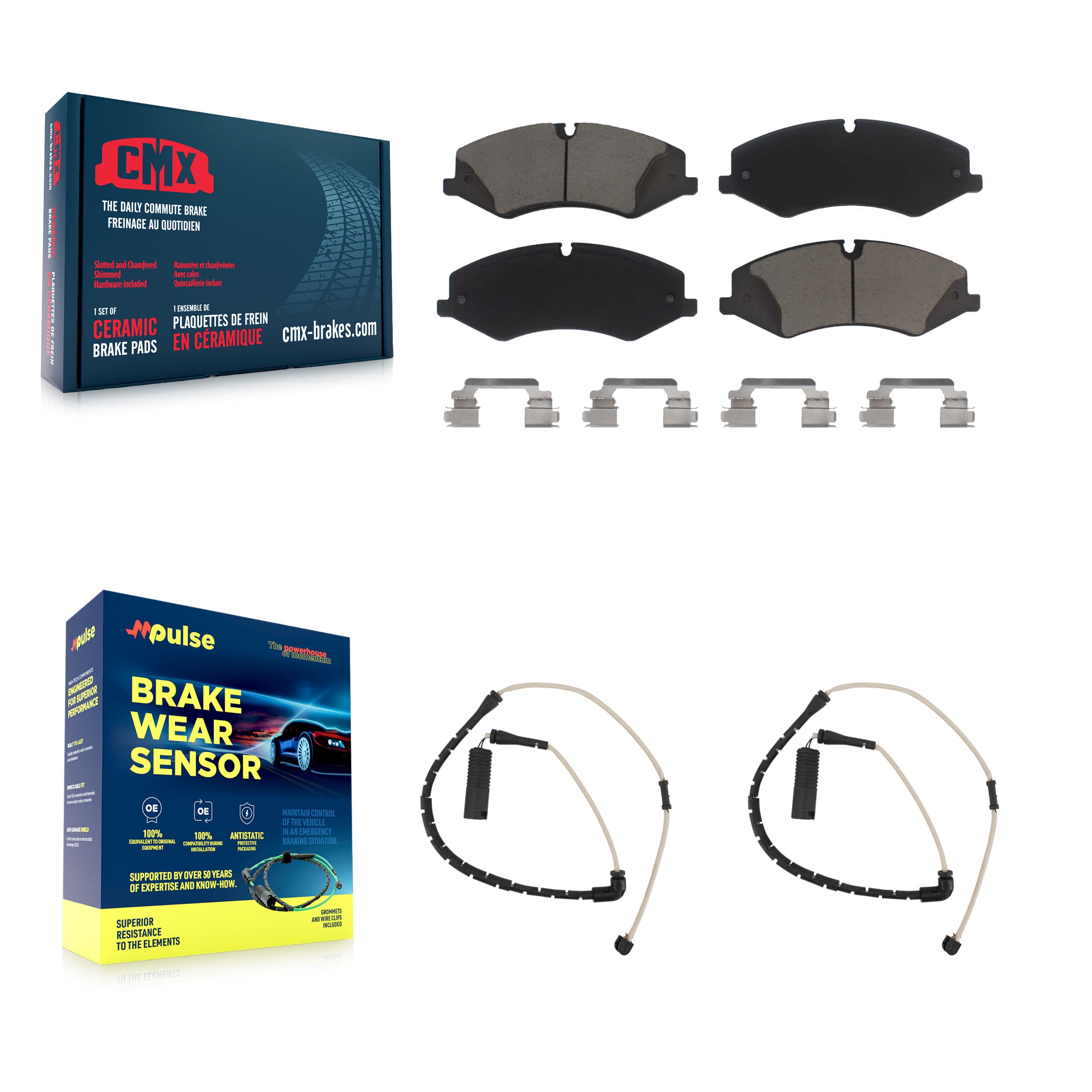 CMX - KCW-100650 - Front Disc Brake Pad Kits image 1