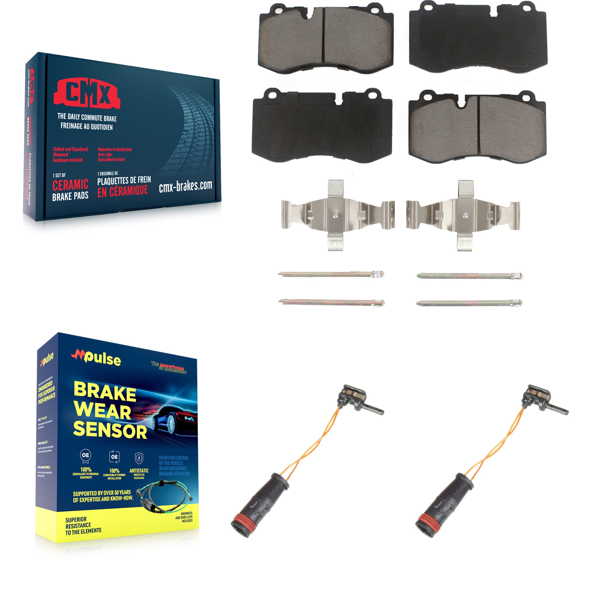 CMX - KCW-100660 - Front Disc Brake Pad Kits image 1