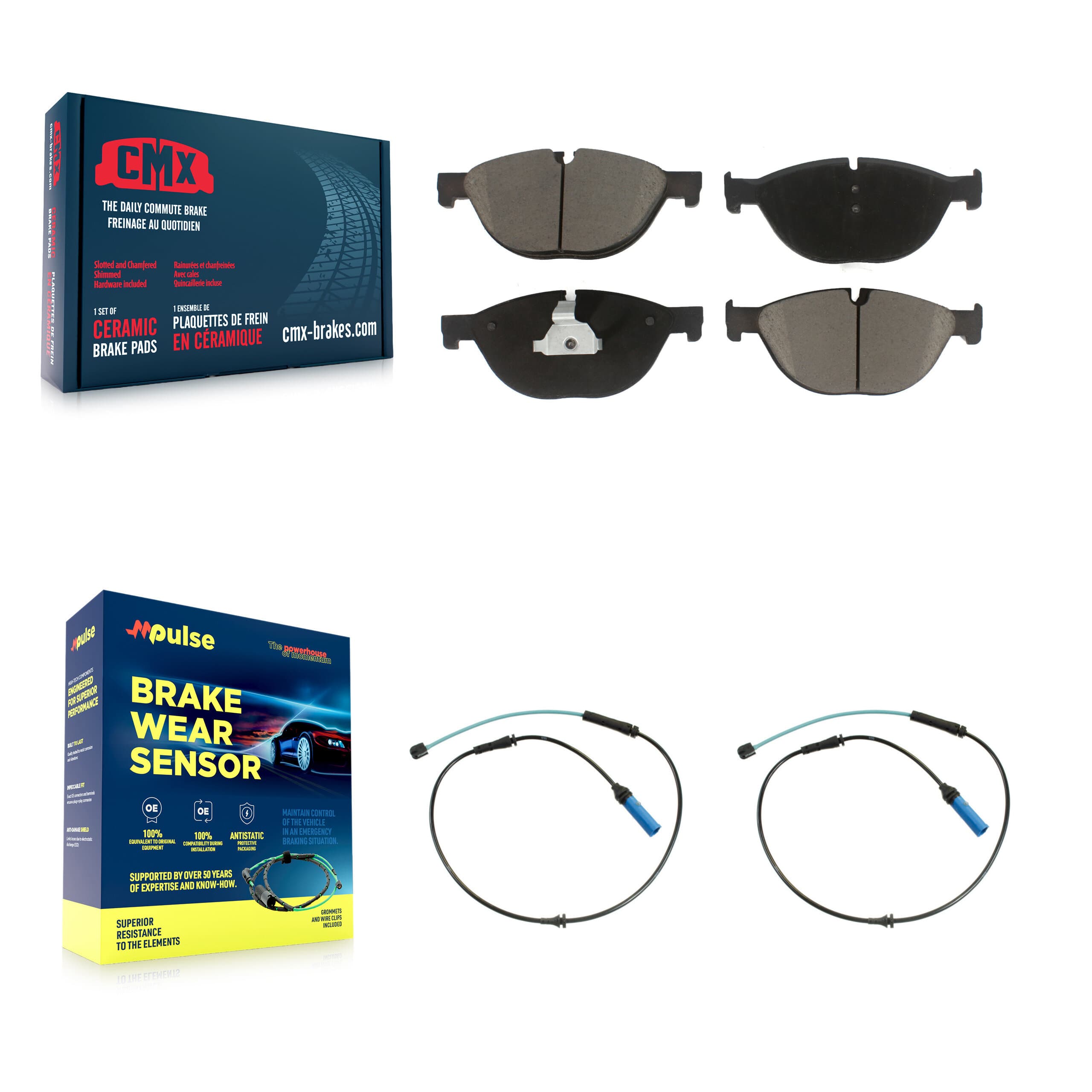 CMX - KCW-100667 - Front Disc Brake Pad Kits image 1