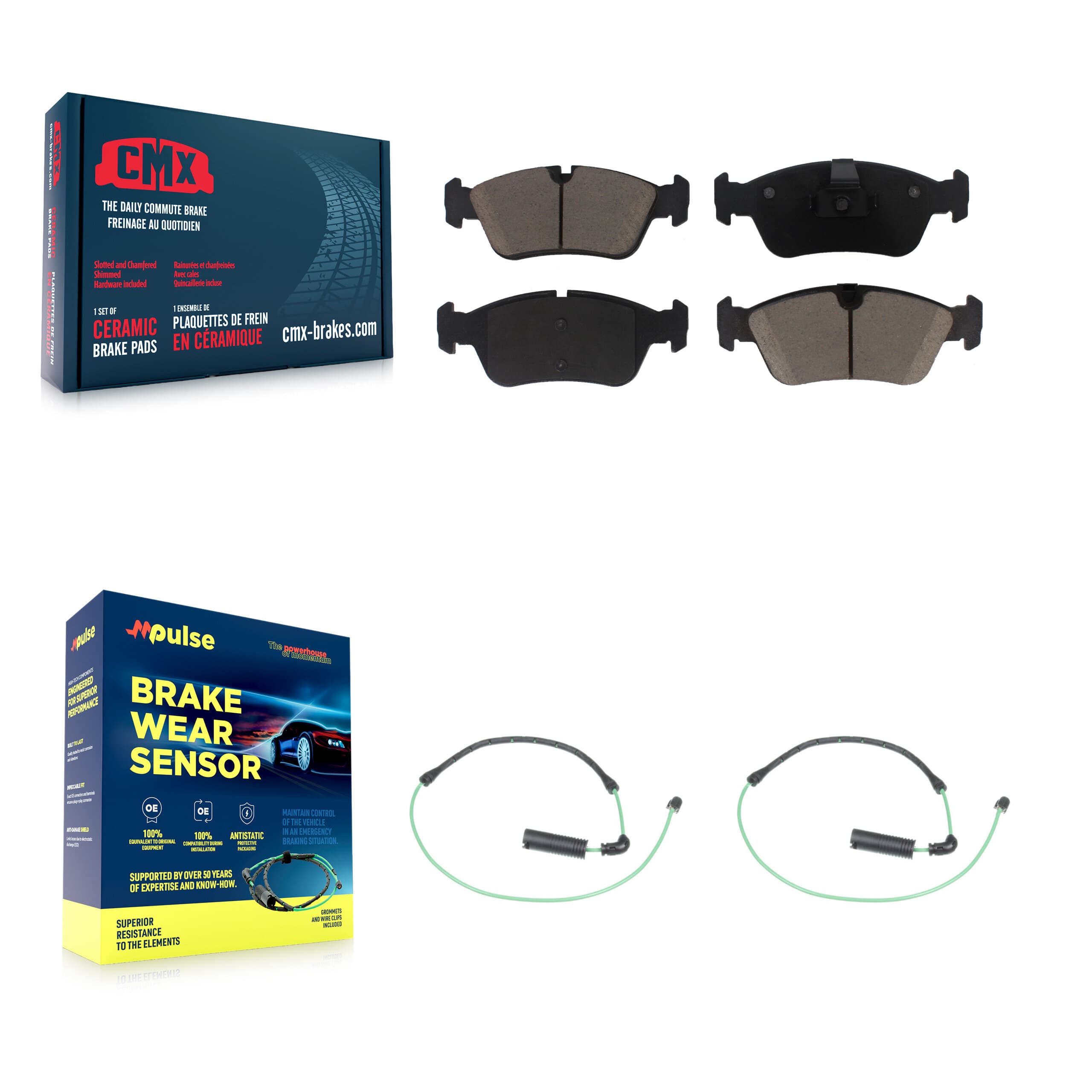 CMX - KCW-100670 - Front Disc Brake Pad Kits image 1