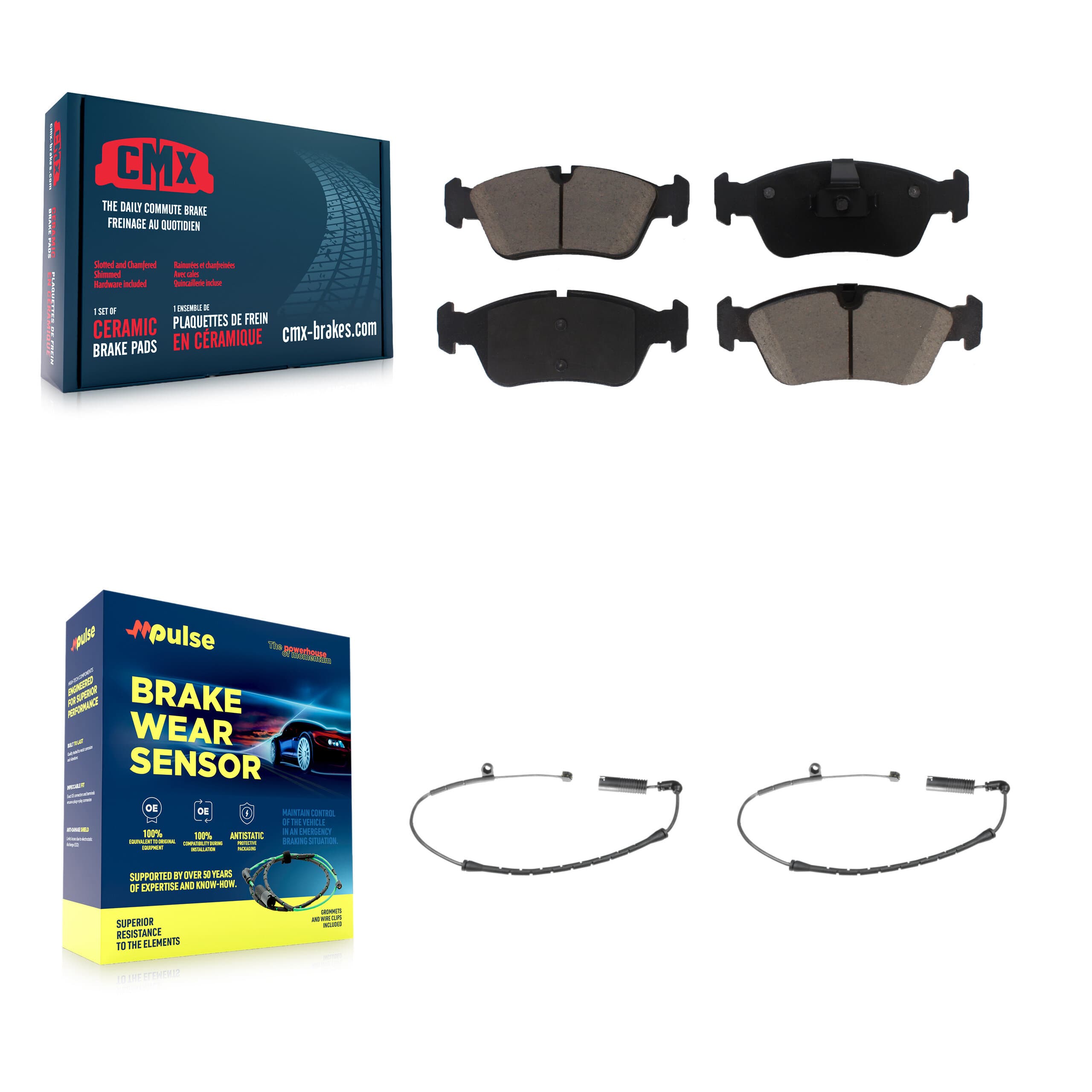 CMX - KCW-100671 - Front Disc Brake Pad Kits image 1