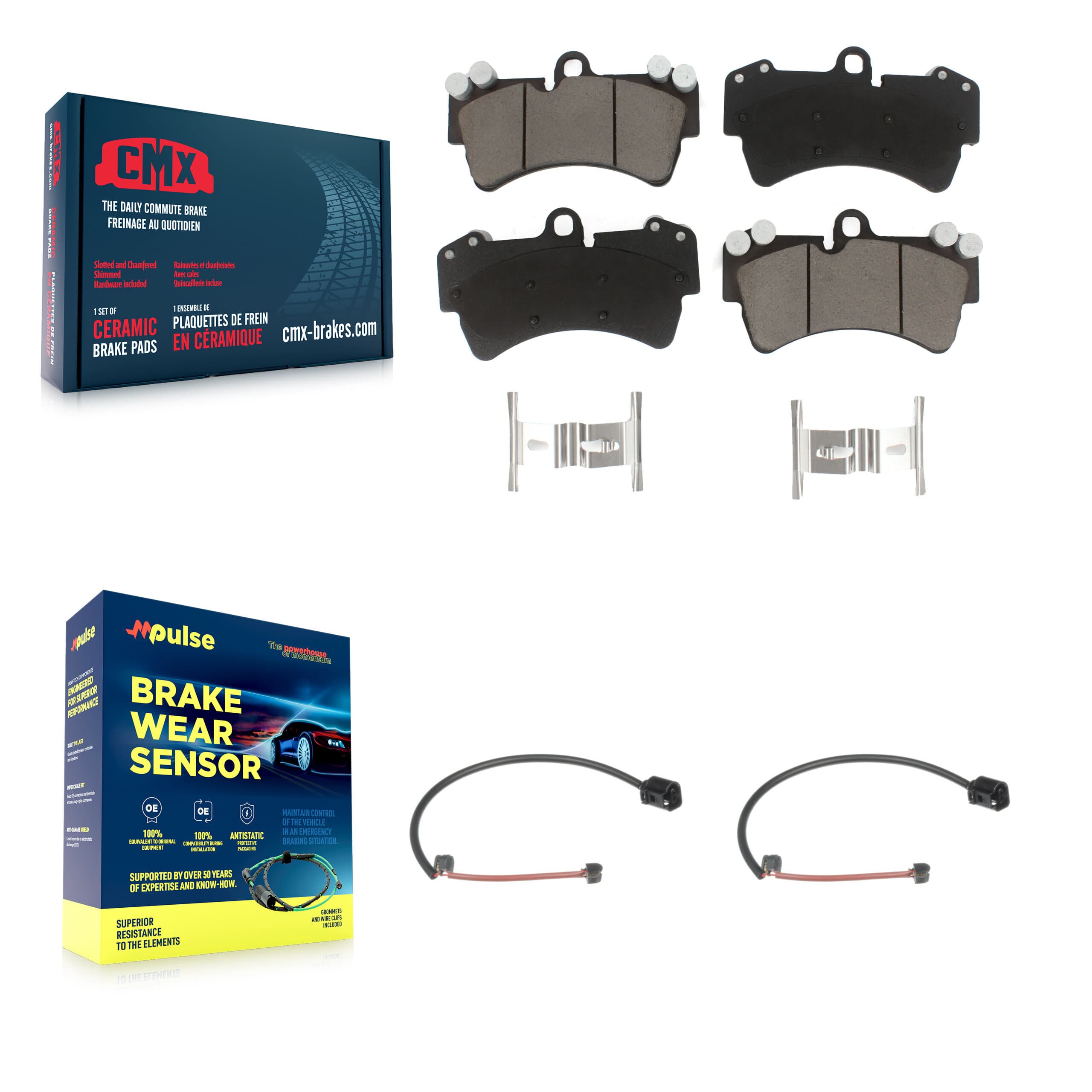 CMX - KCW-100680 - Front Disc Brake Pad Kits image 1