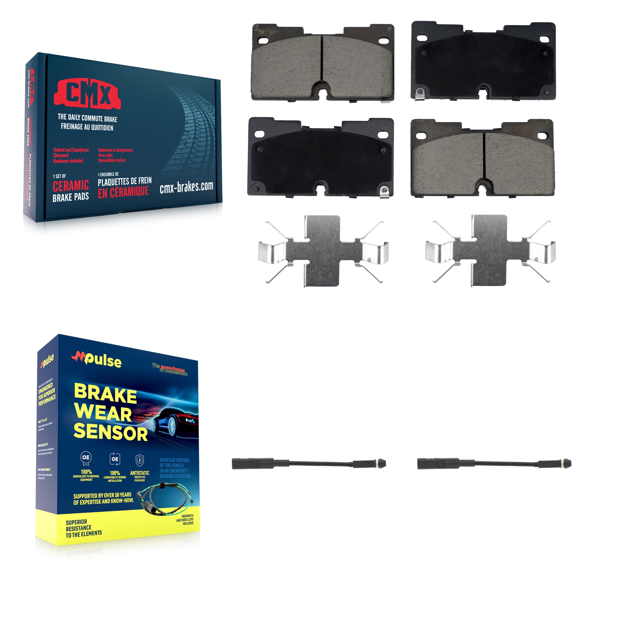 CMX - KCW-100700 - Front Disc Brake Pad Kits image 1