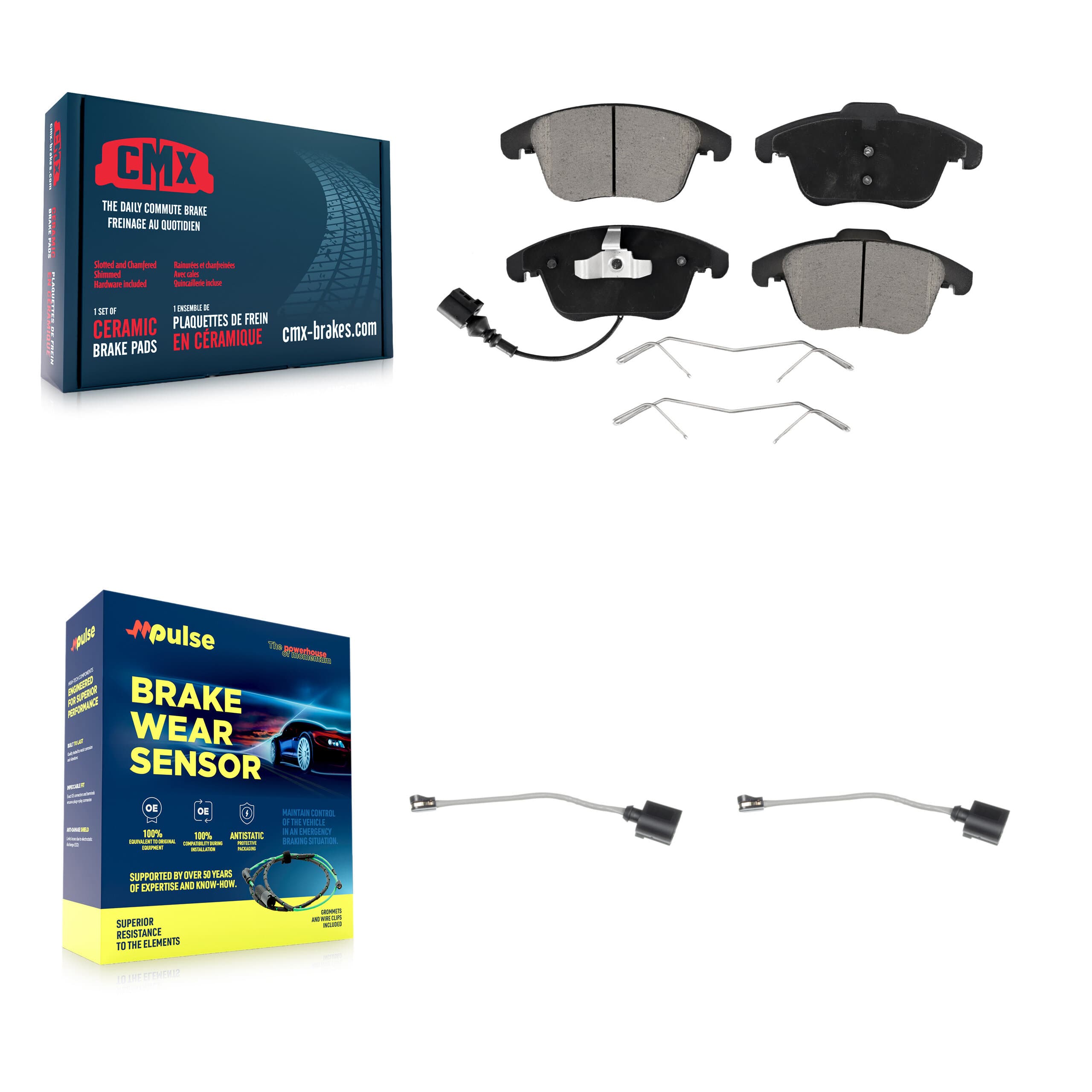 CMX - KCW-100704 - Front Disc Brake Pad Kits image 1